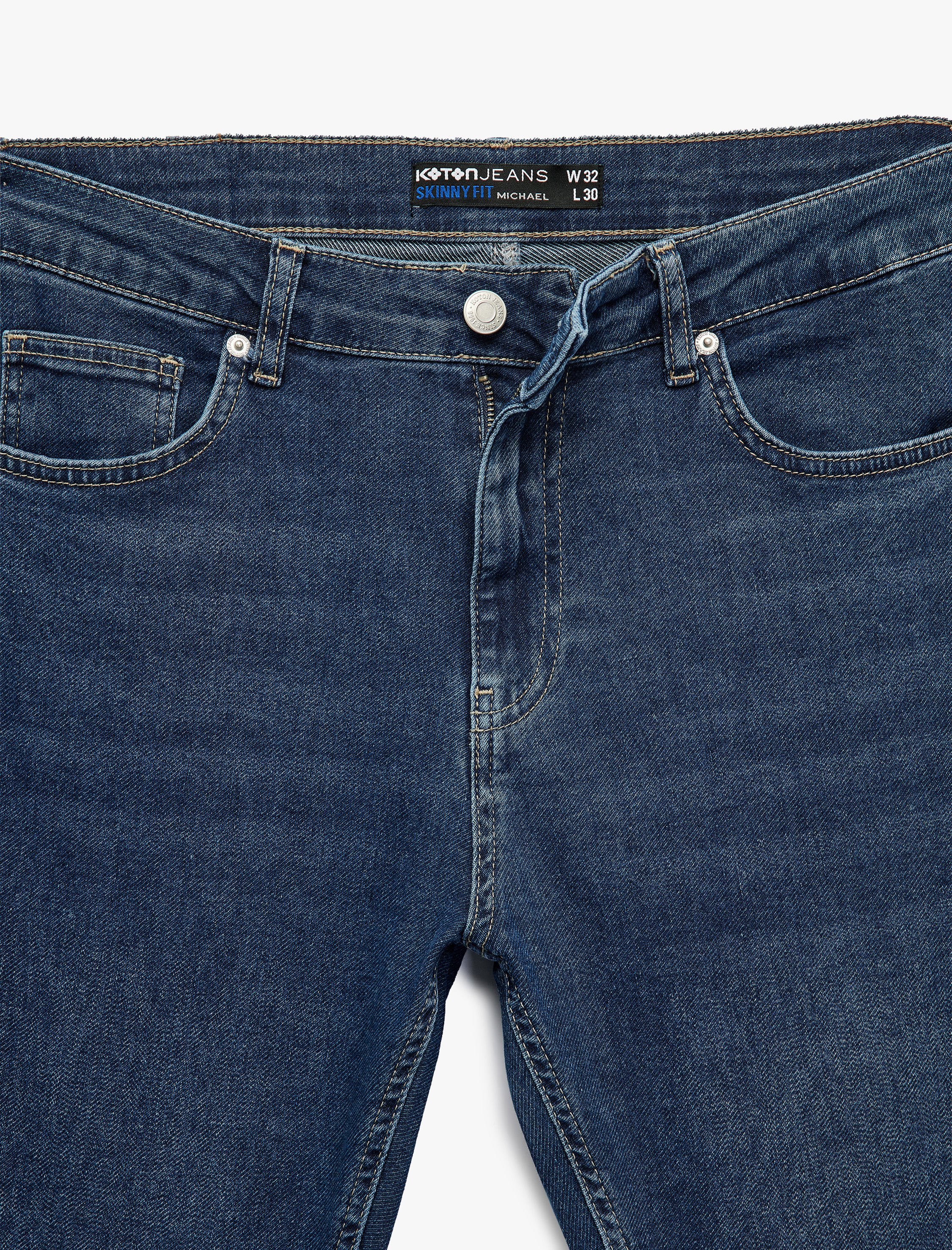   Normal Bel Pamuklu Skinny Fit Jean Pantolon - Michael Jean