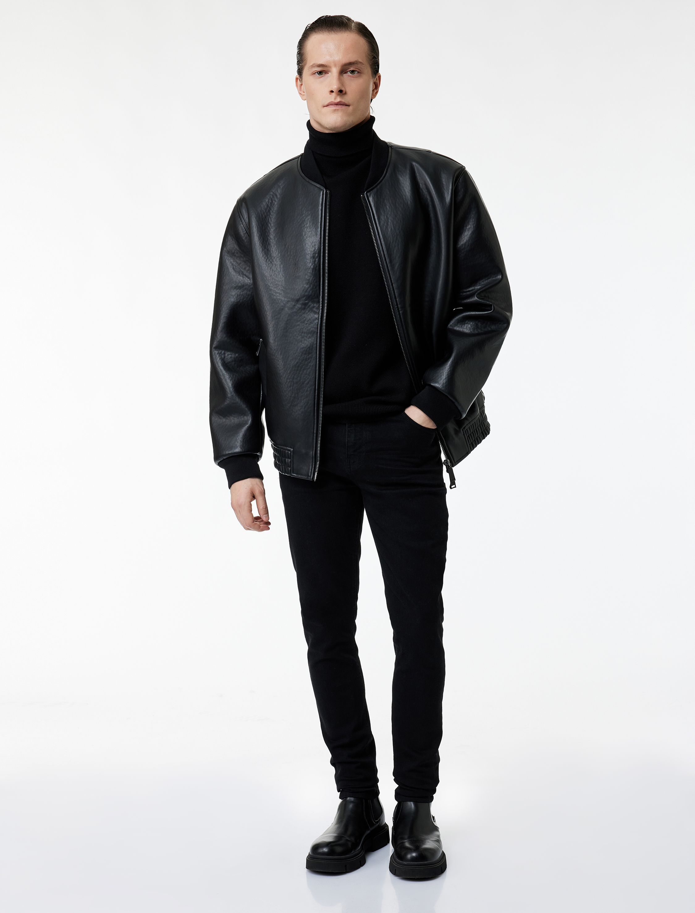 Koton Normal Bel Cepli Pamuklu Skinny Fit Jean Pantolon - Michael Jean
