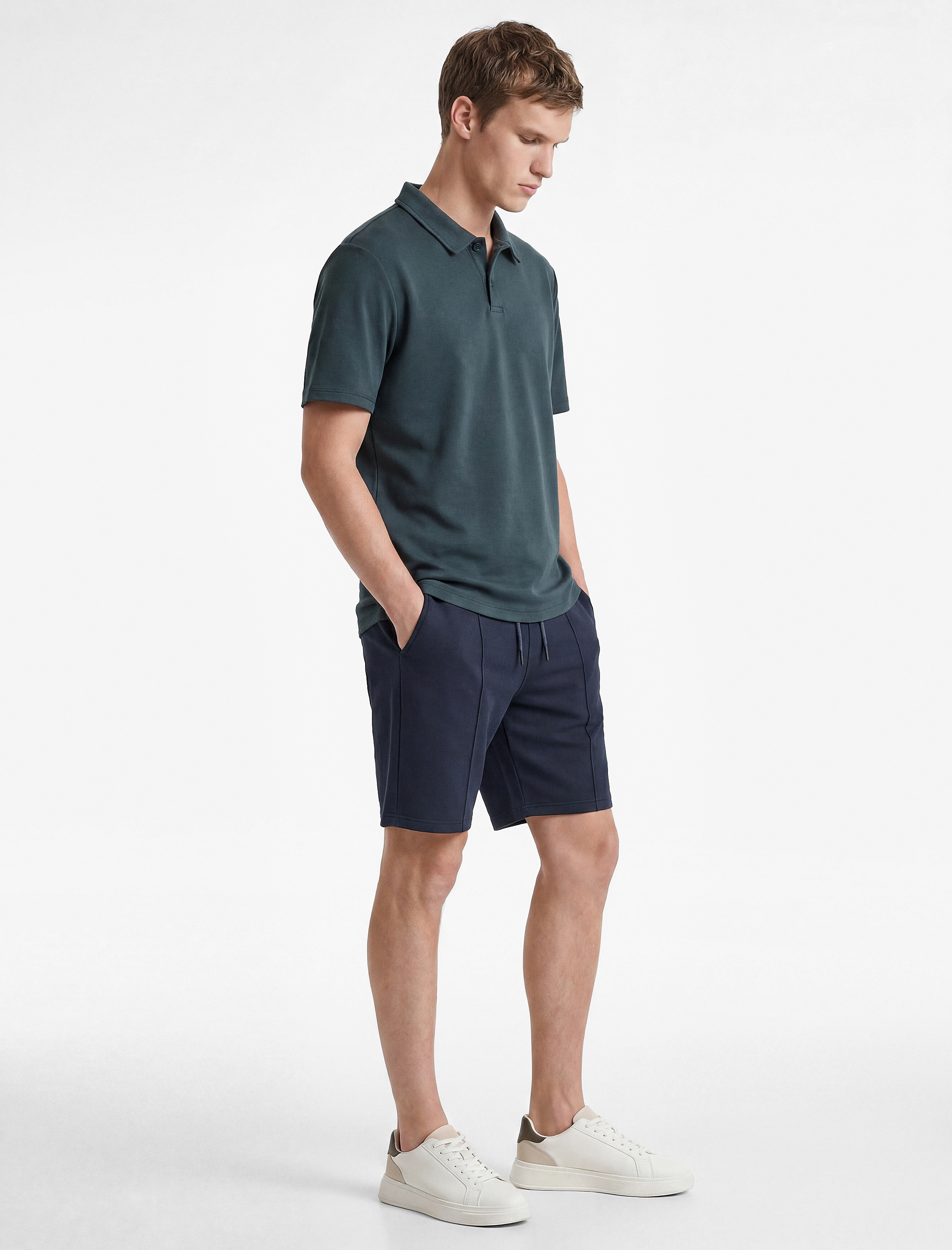   Kısa Kollu Regular Fit Düğmeli Polo Yaka Tişört