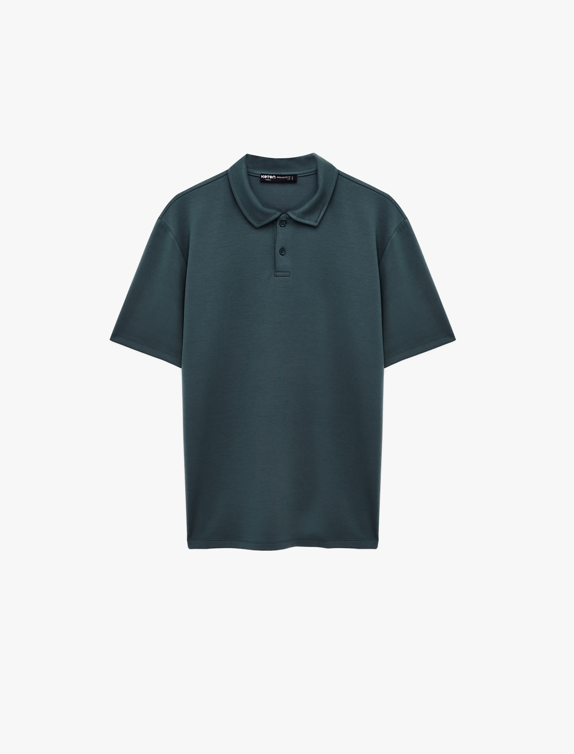   Kısa Kollu Regular Fit Düğmeli Polo Yaka Tişört