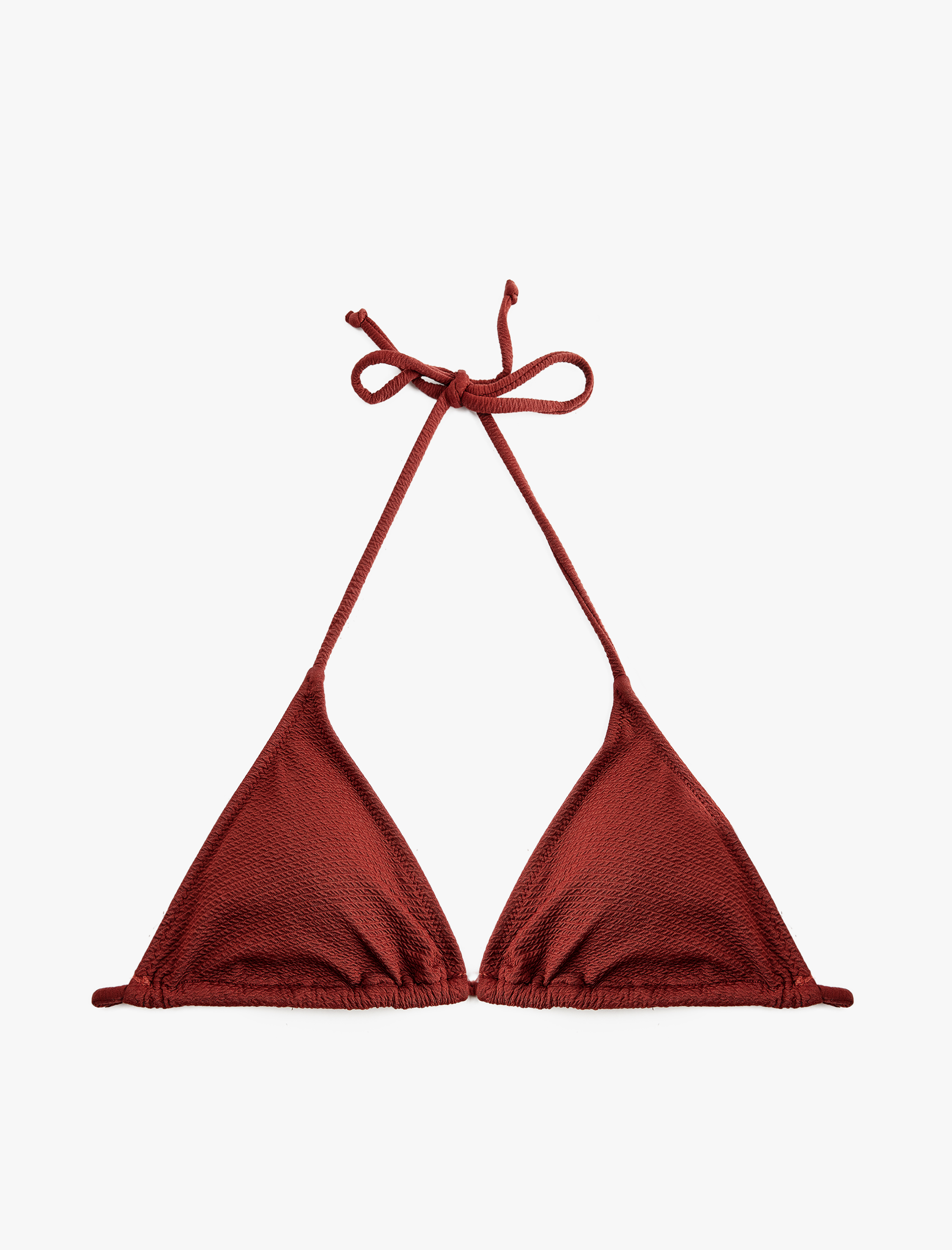   Dokulu Üçgen Bikini Üstü