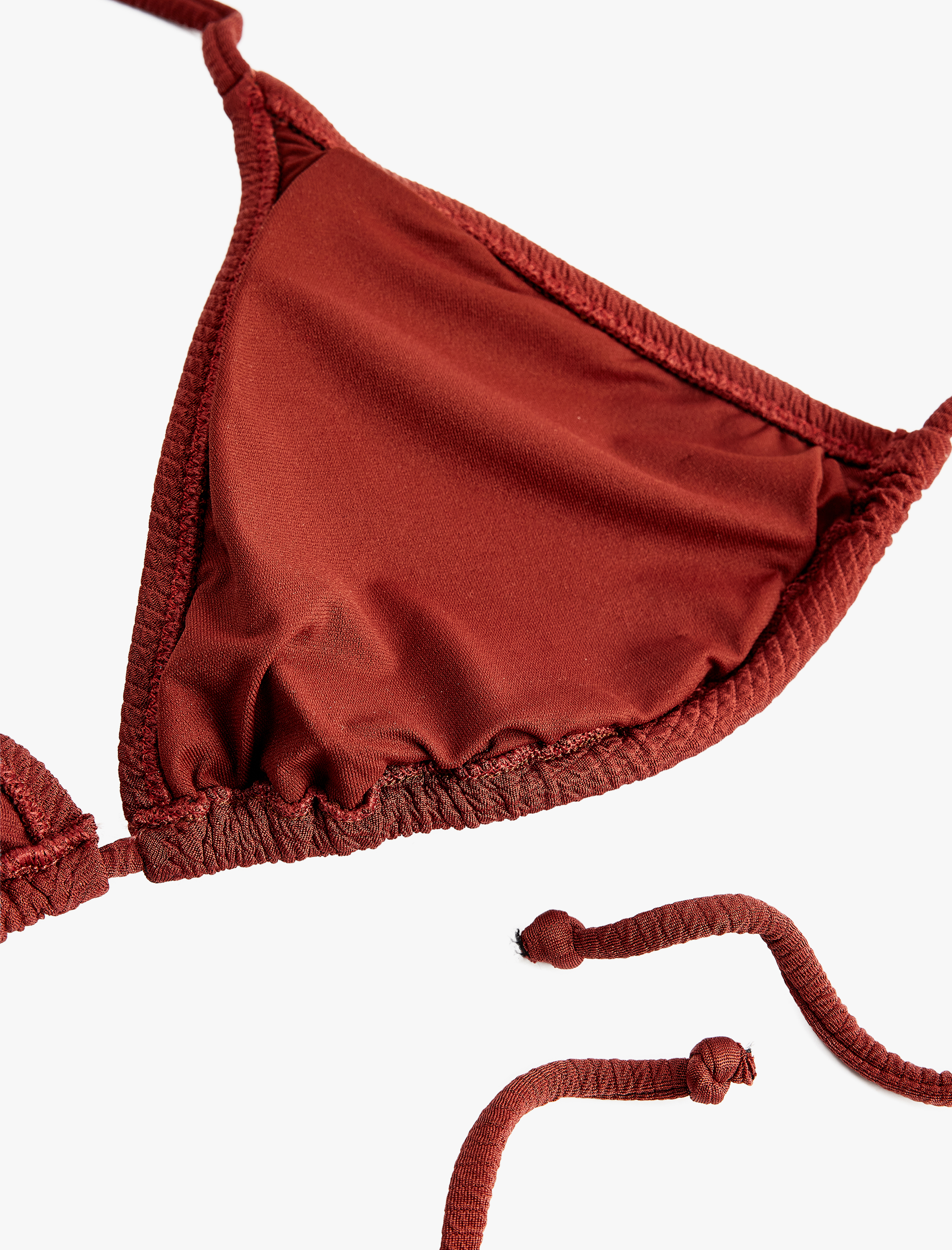   Dokulu Üçgen Bikini Üstü