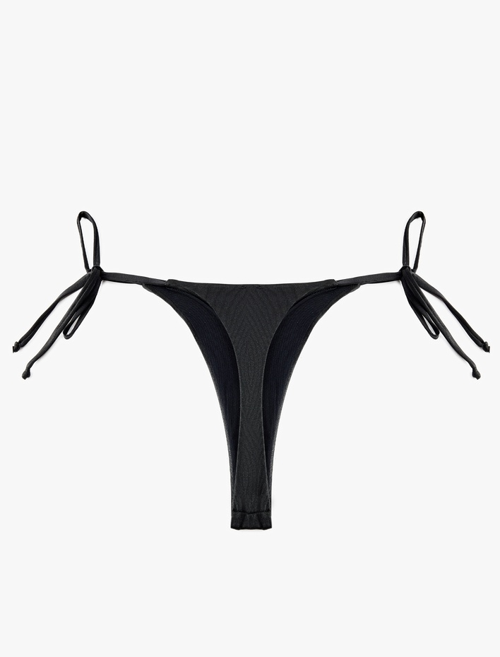  Yanları Bağlamalı İpli String Mikro Bikini Altı