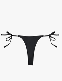 Yanları Bağlamalı İpli String Mikro Bikini Altı