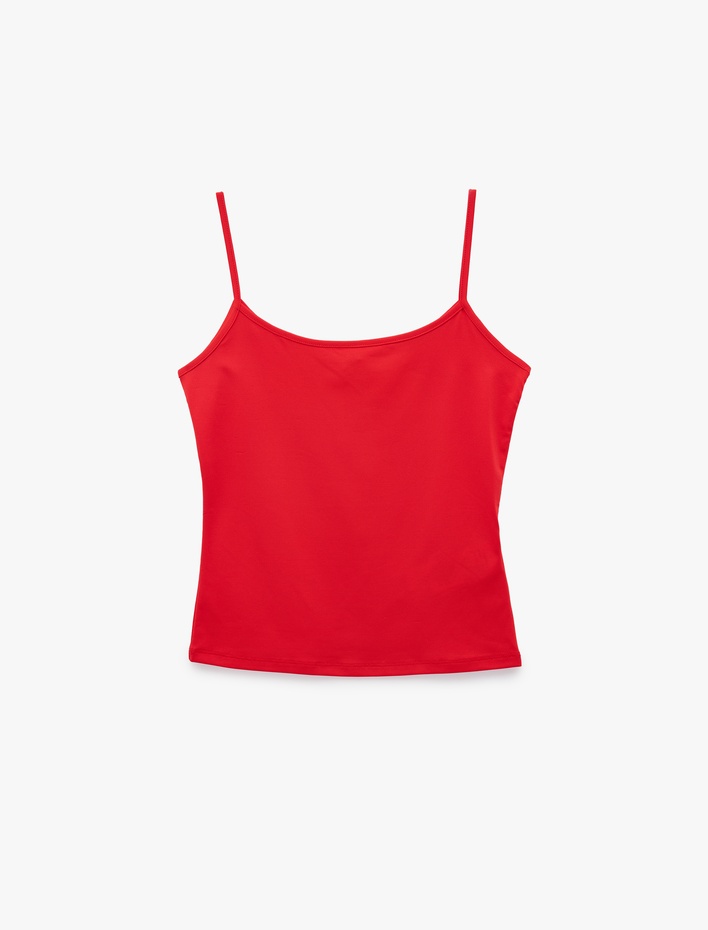  Slim Fit İp Askılı Atlet