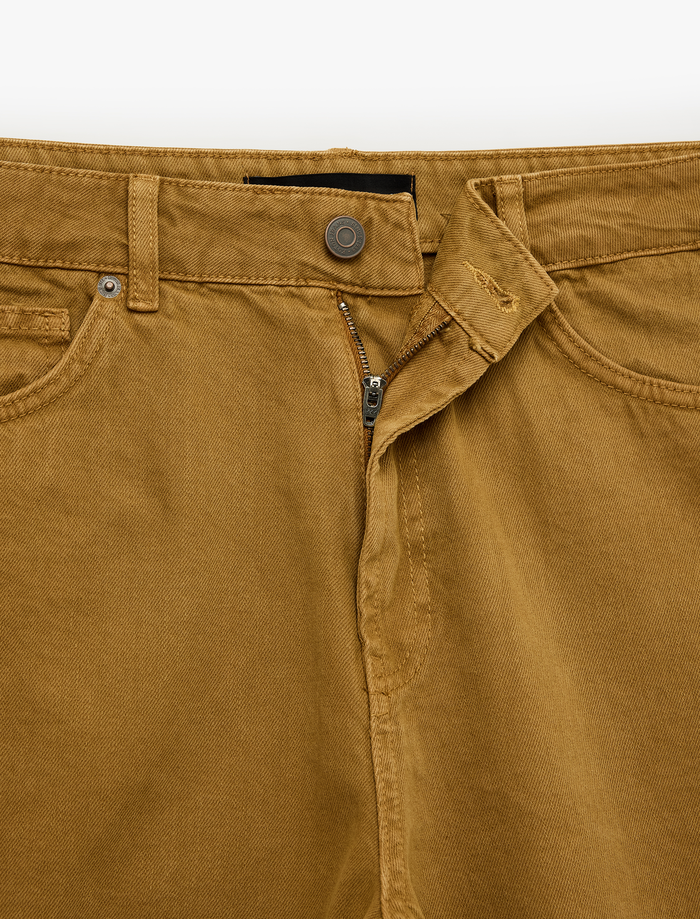   Normal Bel Pamuklu Straight Fit Cepli Bermuda Jean Şort