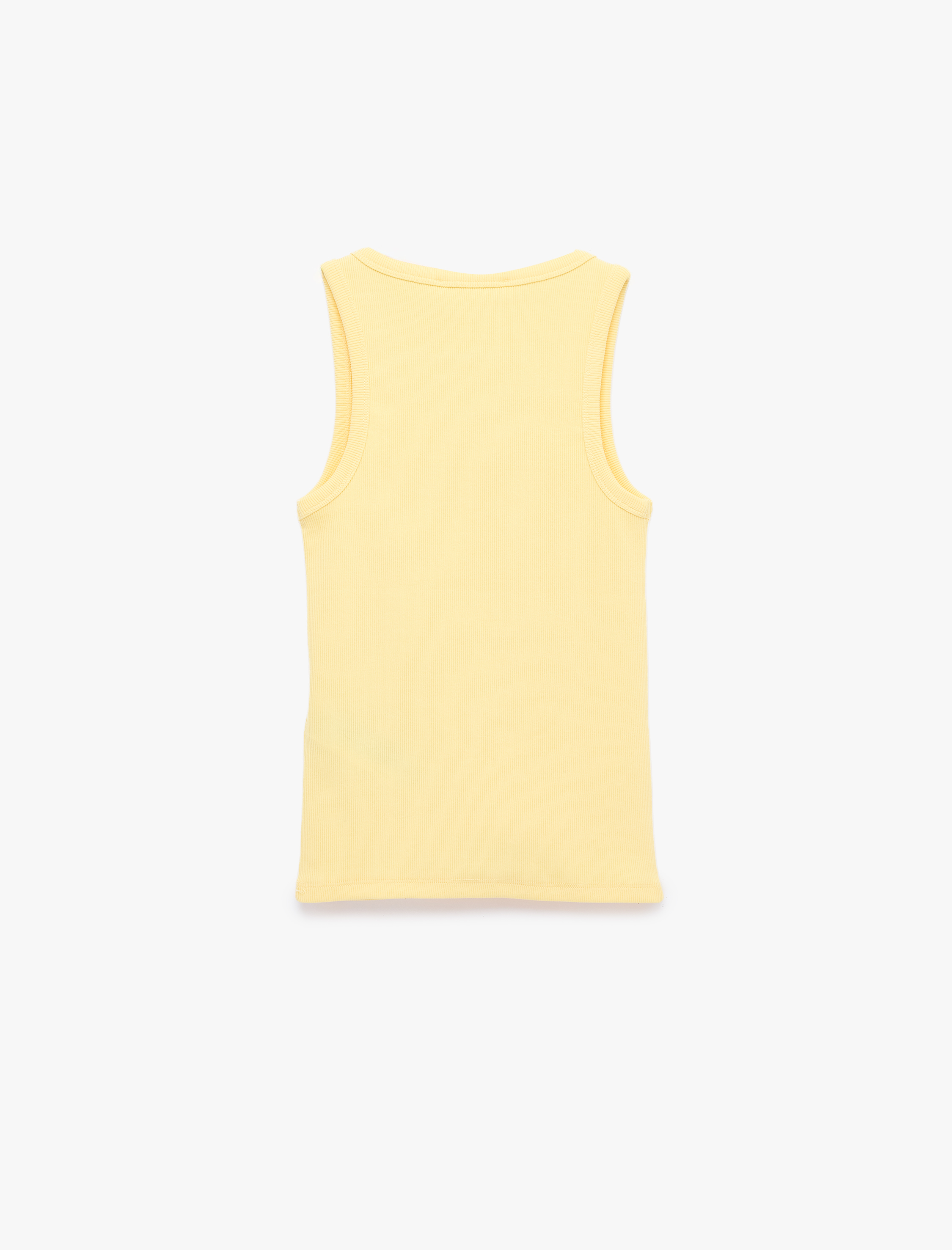   Pamuklu Kaşkorse Slim Fit U Yaka Fitilli Atlet