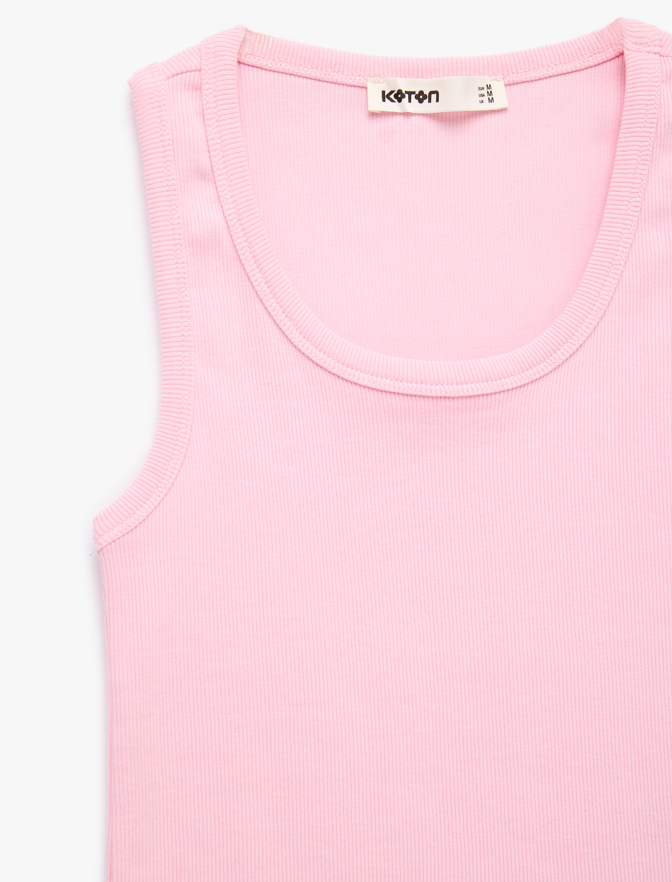   Pamuklu Kaşkorse Slim Fit U Yaka Fitilli Atlet