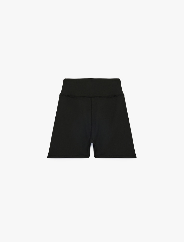  Yüksek Bel Slim Fit Baskılı Spor Tayt