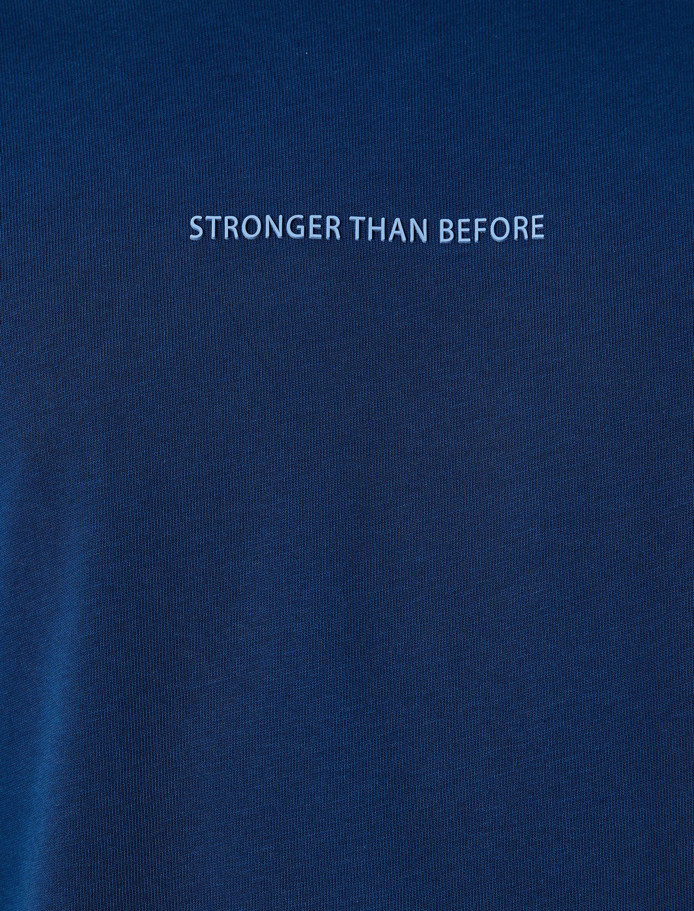   Slogan Baskılı Pamuklu Bisiklet Yaka Kısa Kollu Oversize Tişört