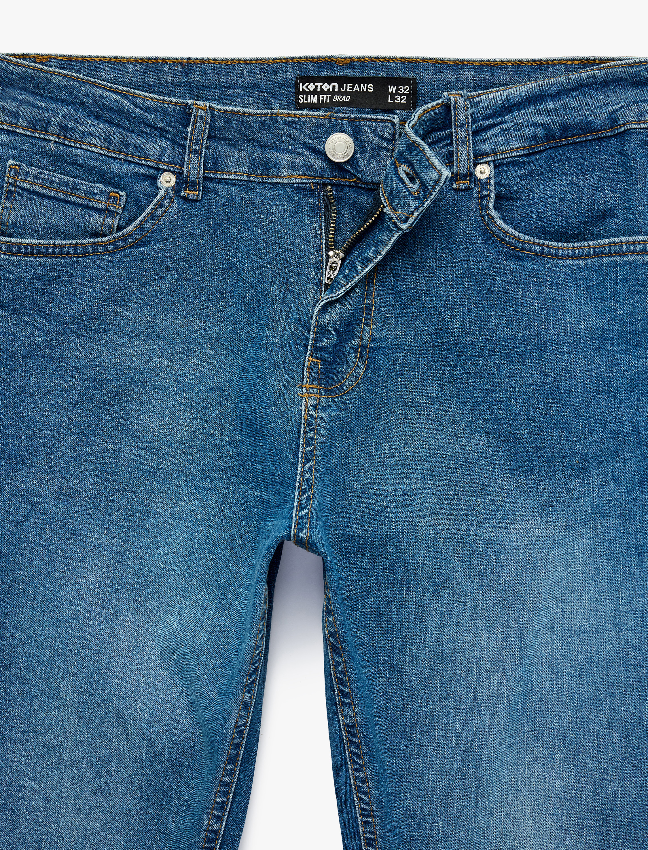   Normal Bel Slim Fit Jean Pantolon - Brad Jean