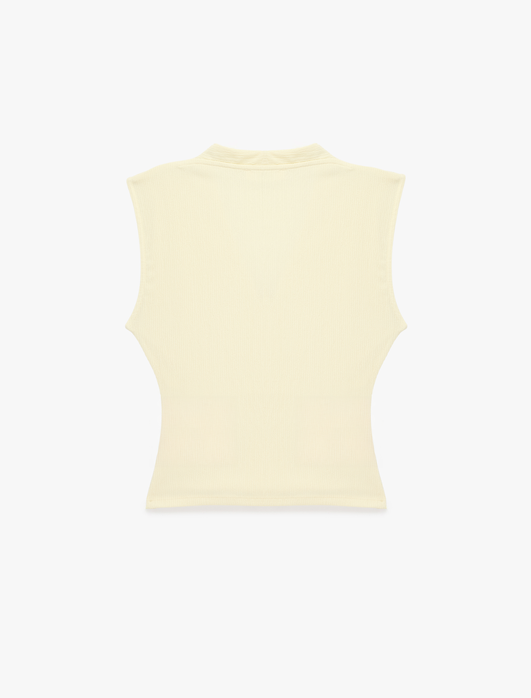   Dokulu Kolsuz Slim Fit V Yaka Bluz