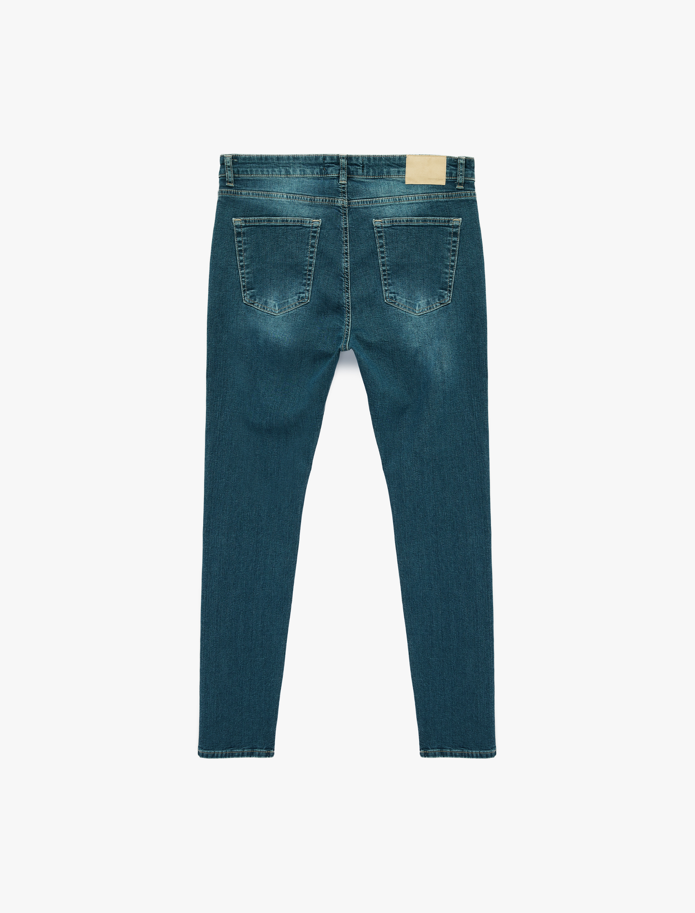   Normal Bel Cepli Pamuklu Skinny Jean Pantolon - Michael Jean