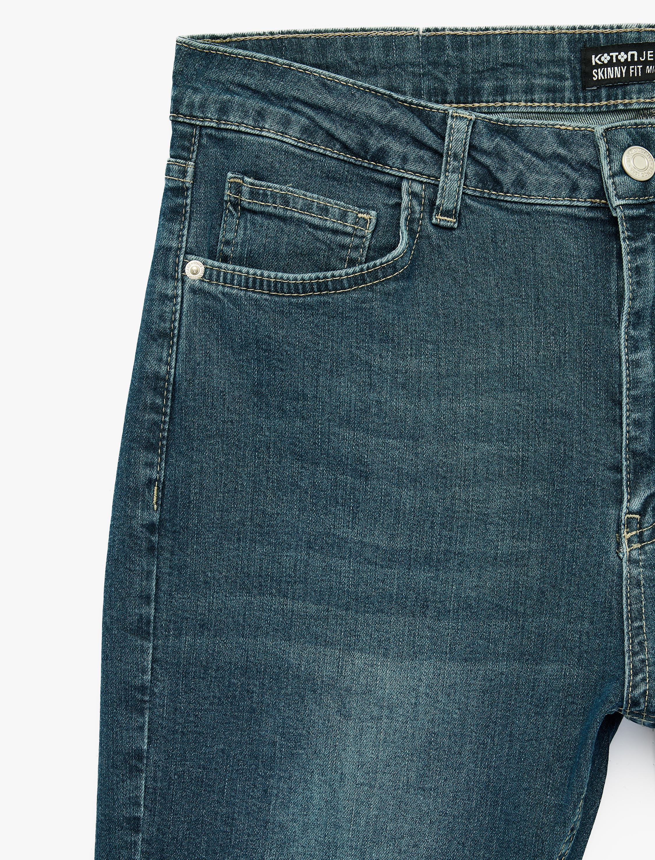   Normal Bel Cepli Pamuklu Skinny Jean Pantolon - Michael Jean
