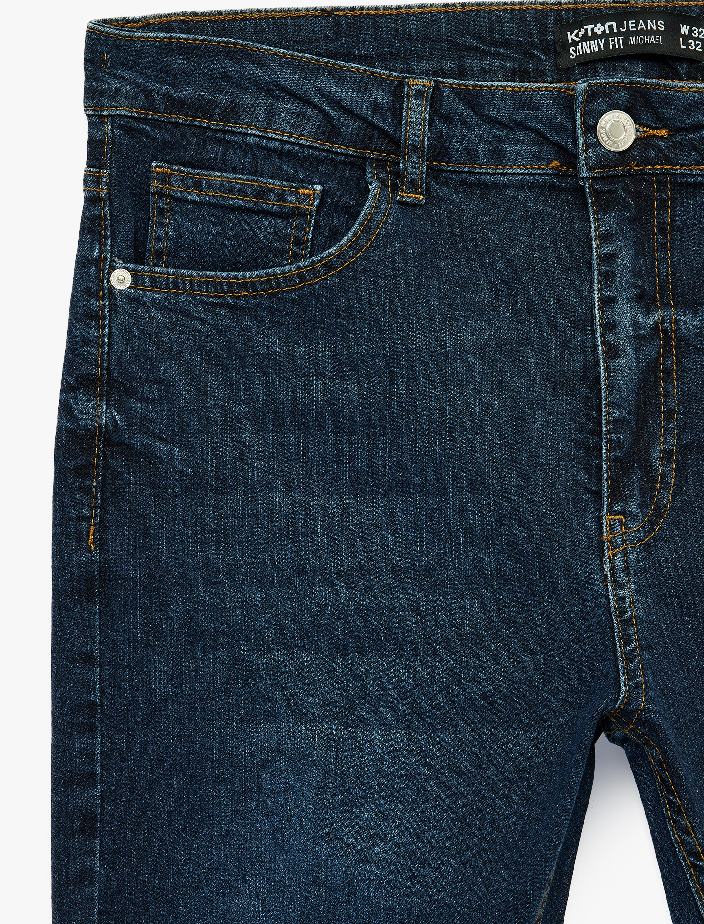   Pamuklu Normal Bel Cepli Skinny Jean Pantolon - Michael Jean