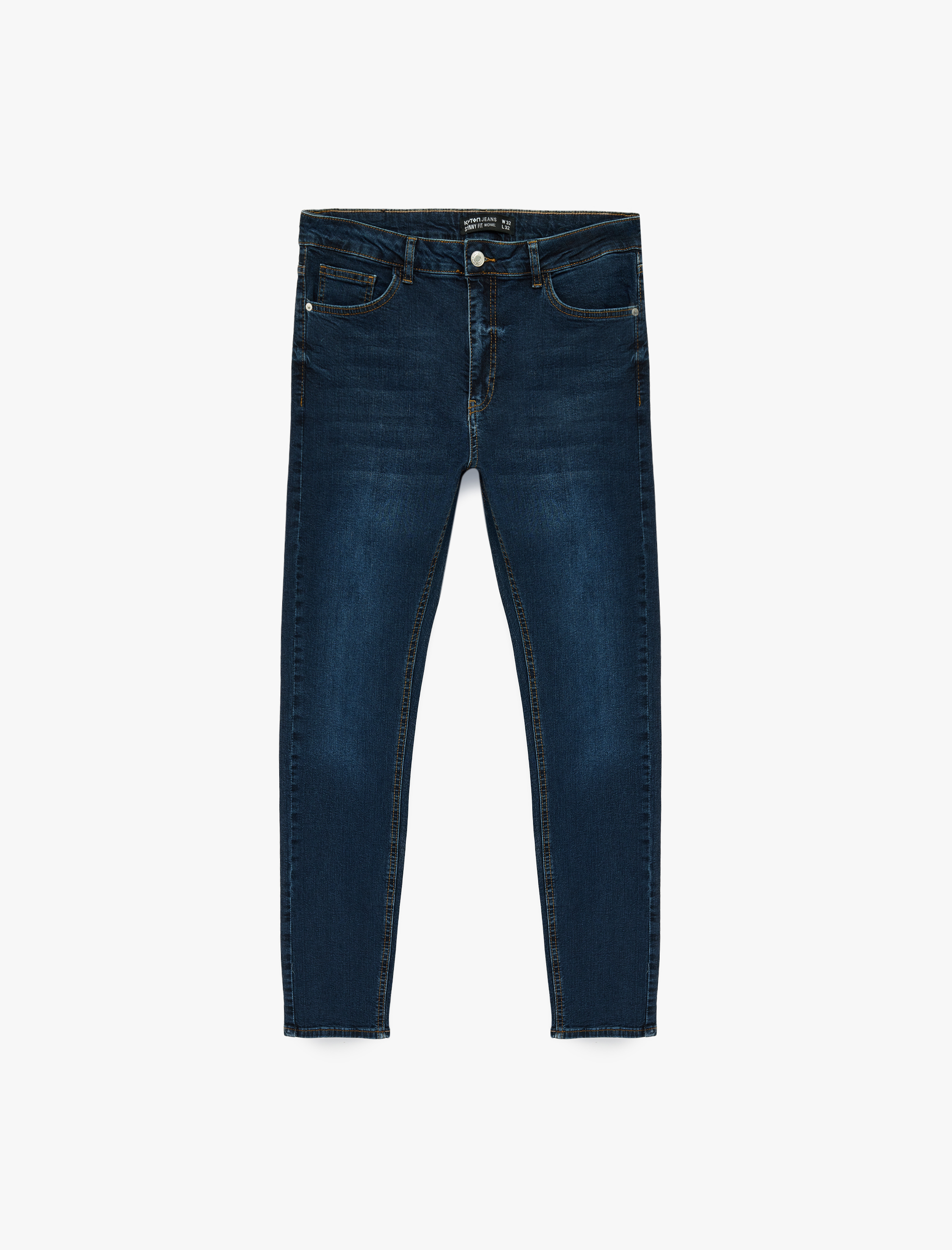   Pamuklu Normal Bel Cepli Skinny Jean Pantolon - Michael Jean