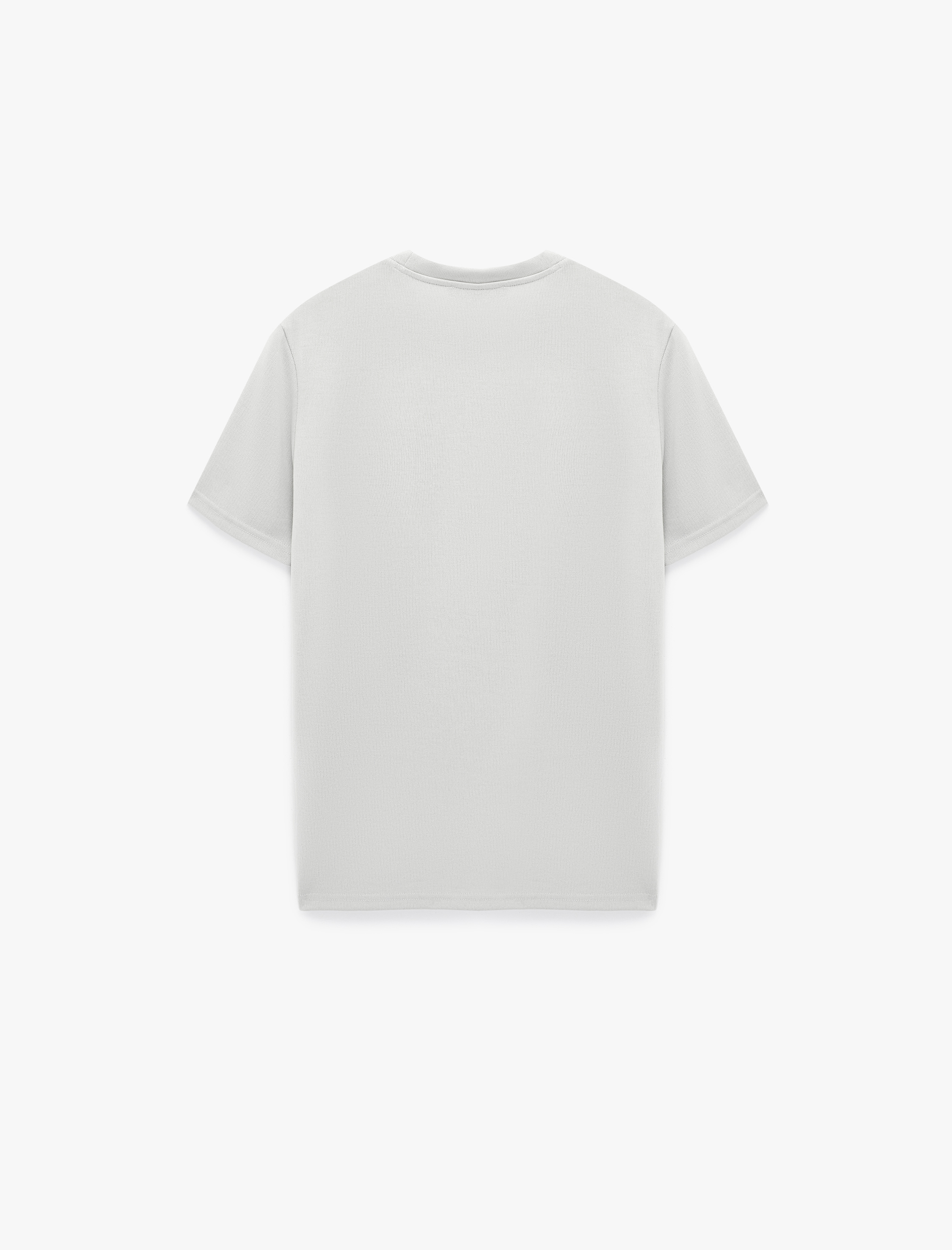   Bisiklet Yaka Viskon Karışımlı Kısa Kollu Basic Slim Fit Tişört
