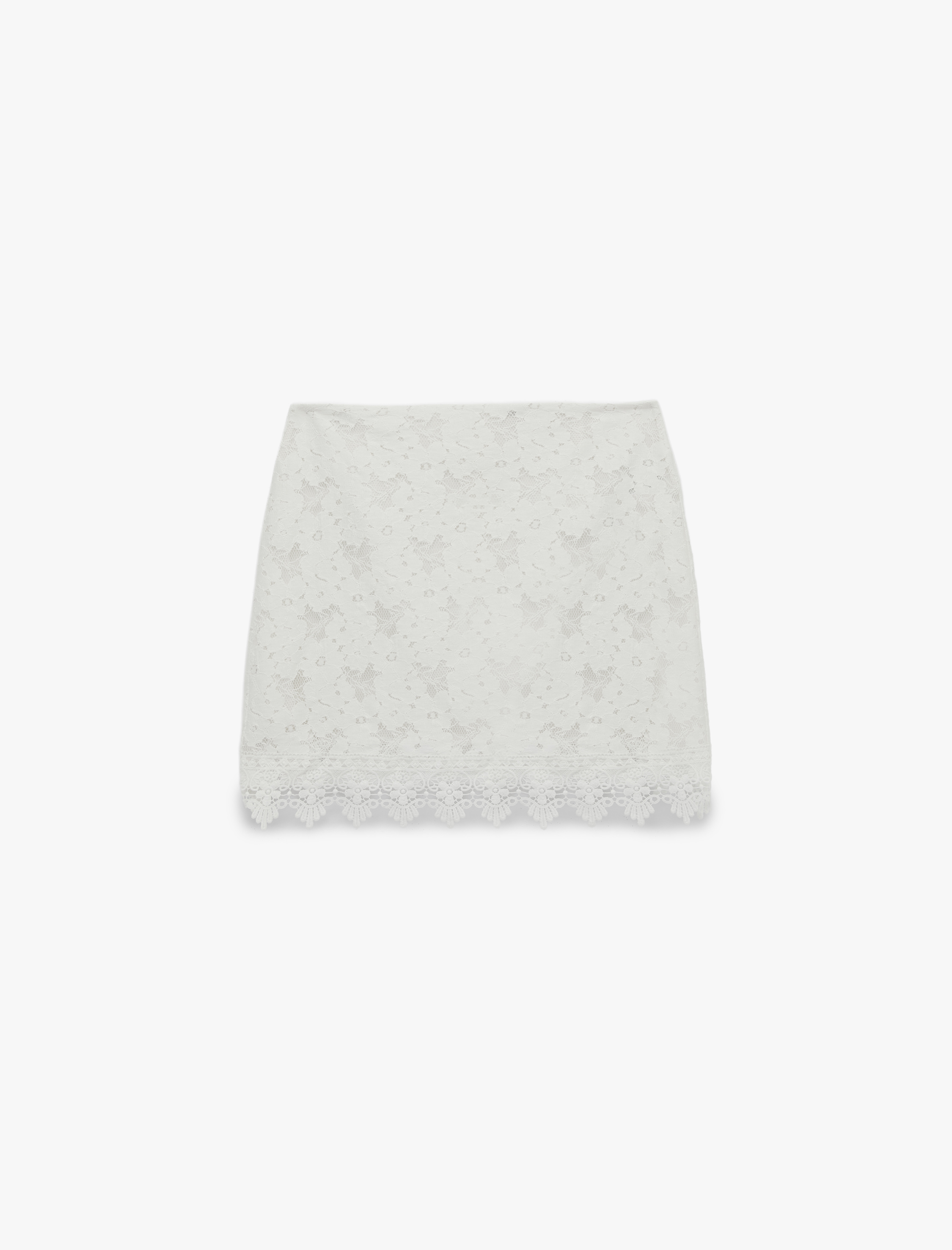   Koton X Melis Ağazat - Slim Fit Mikro Mini Dantel Etek