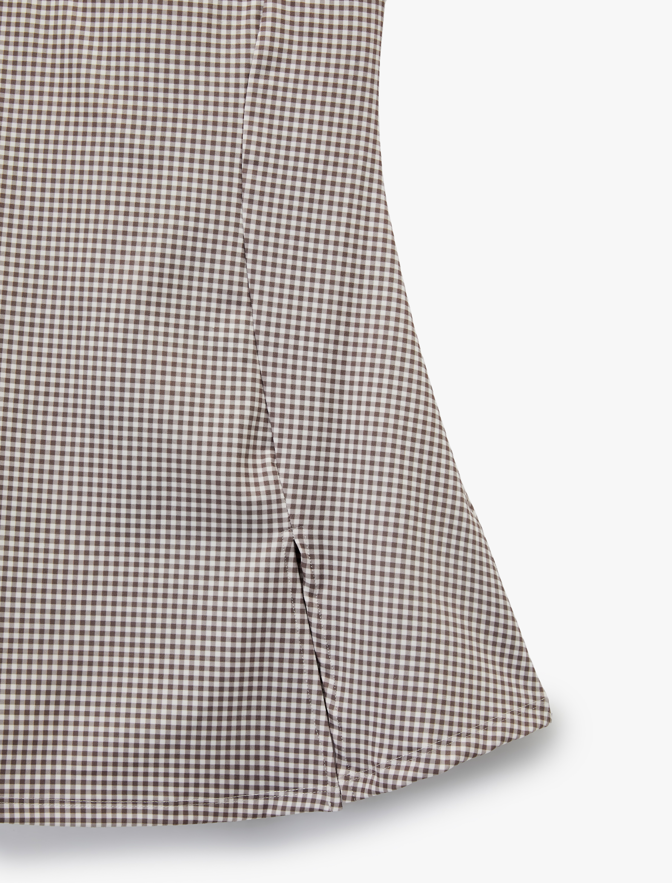   Slim Fit İp Askılı Pencere Detaylı Mini Spor Elbise