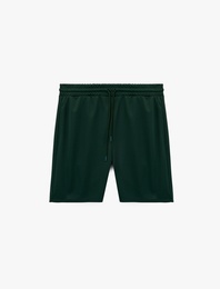 Beli Bağcıklı Cepli Bermuda Spor Şort