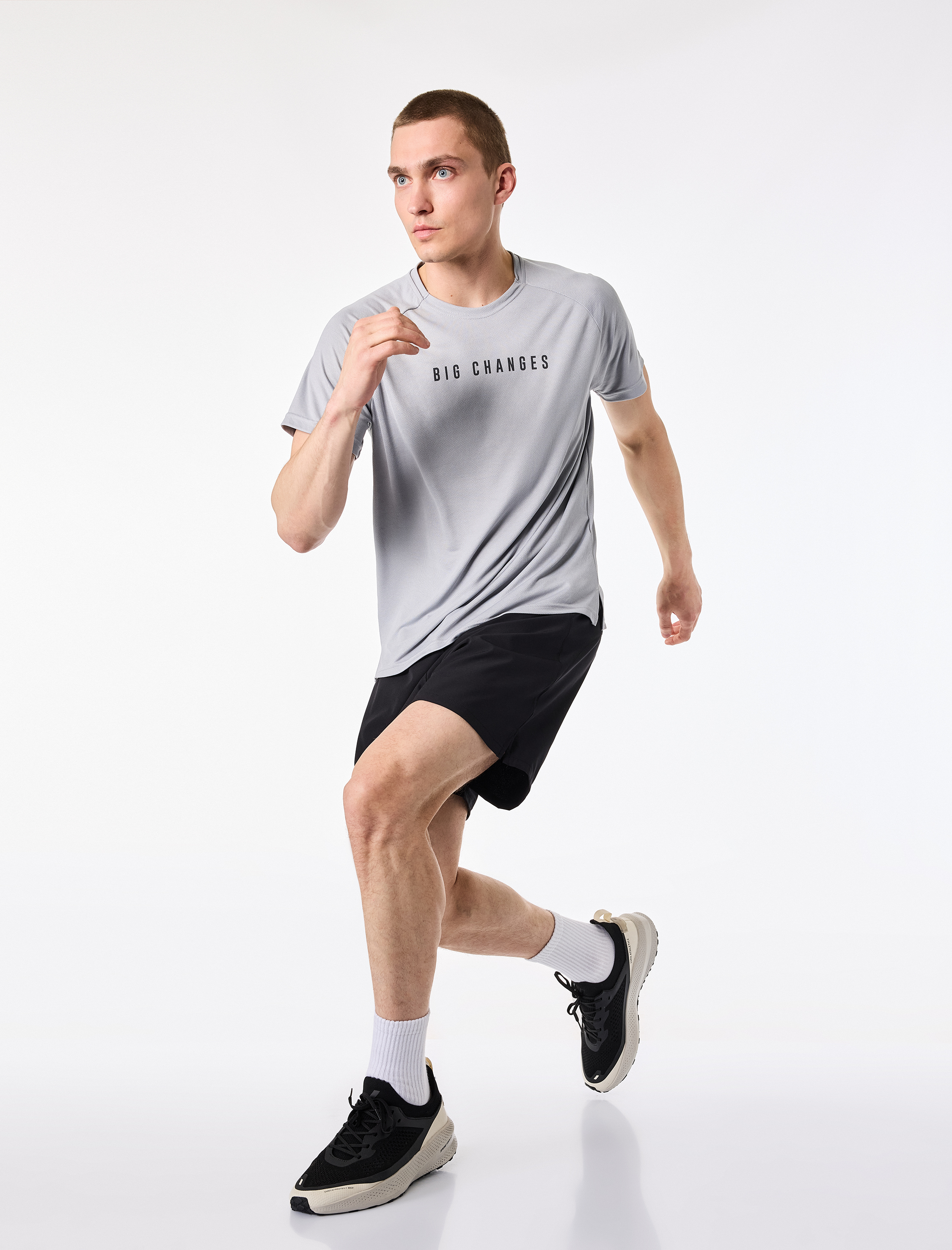  Beli Lastikli Basic Taytlı Spor Şort