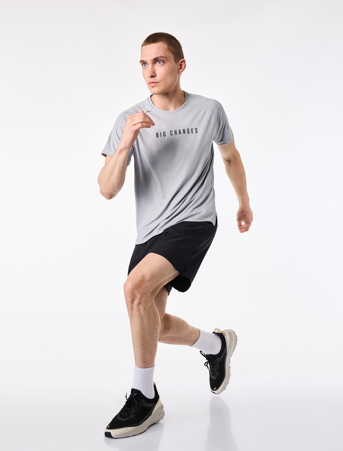  Beli Lastikli Basic Taytlı Spor Şort