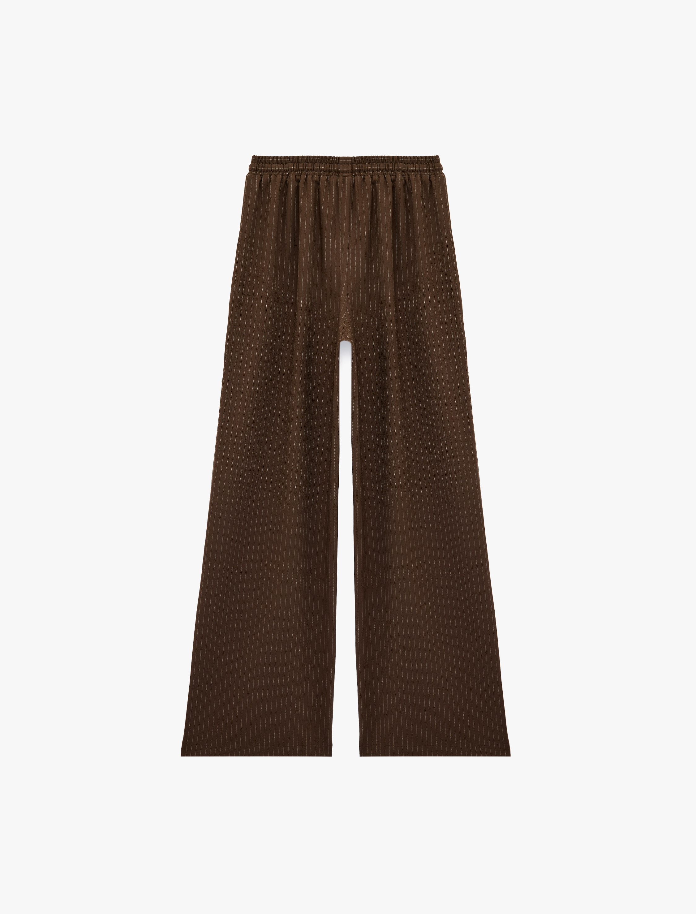   Rahat Kalıp Biyeli Beli Bağcıklı Geniş Paça Pantolon