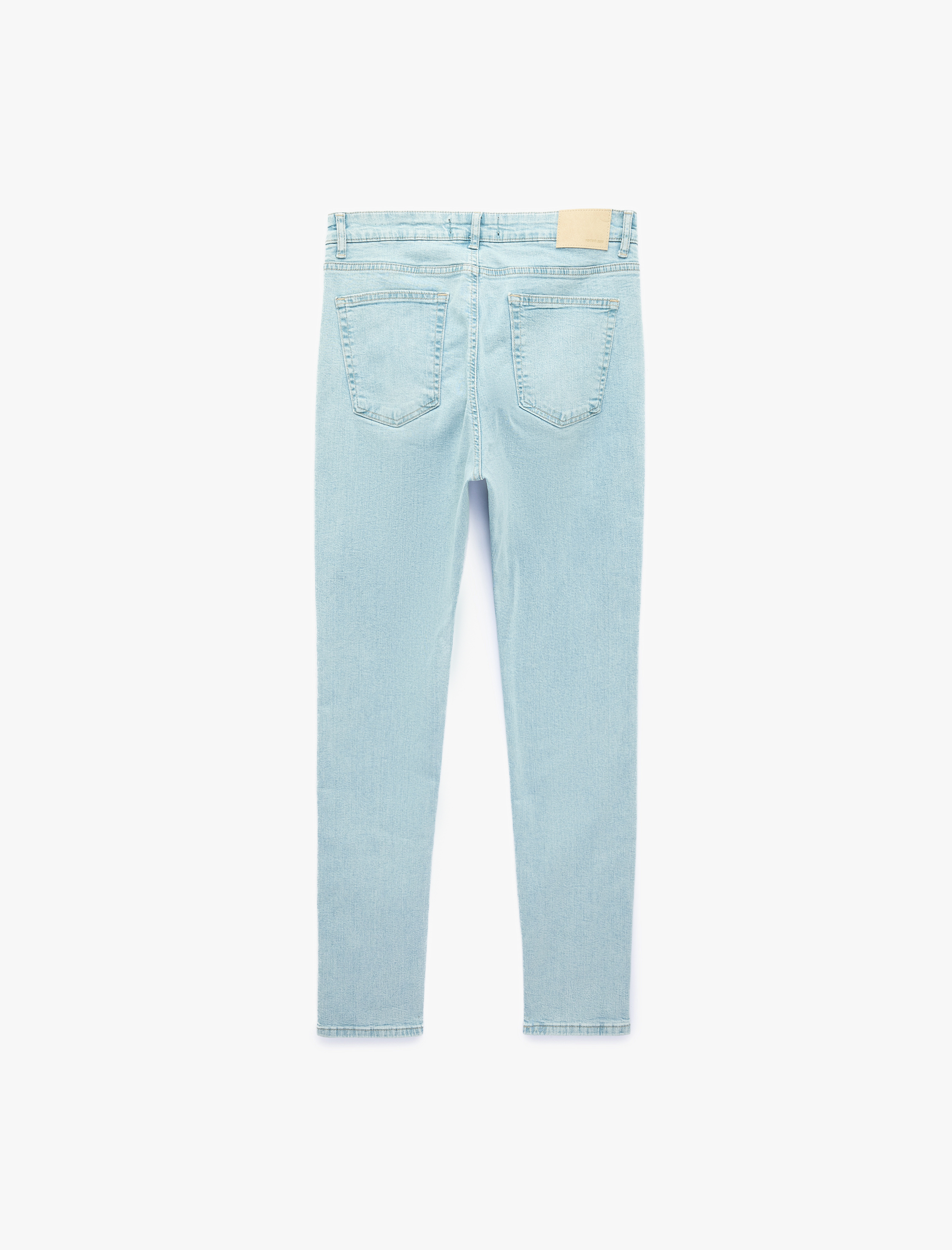   Normal Bel Cepli Pamuklu Skinny Jean Pantolon - Michael Jean