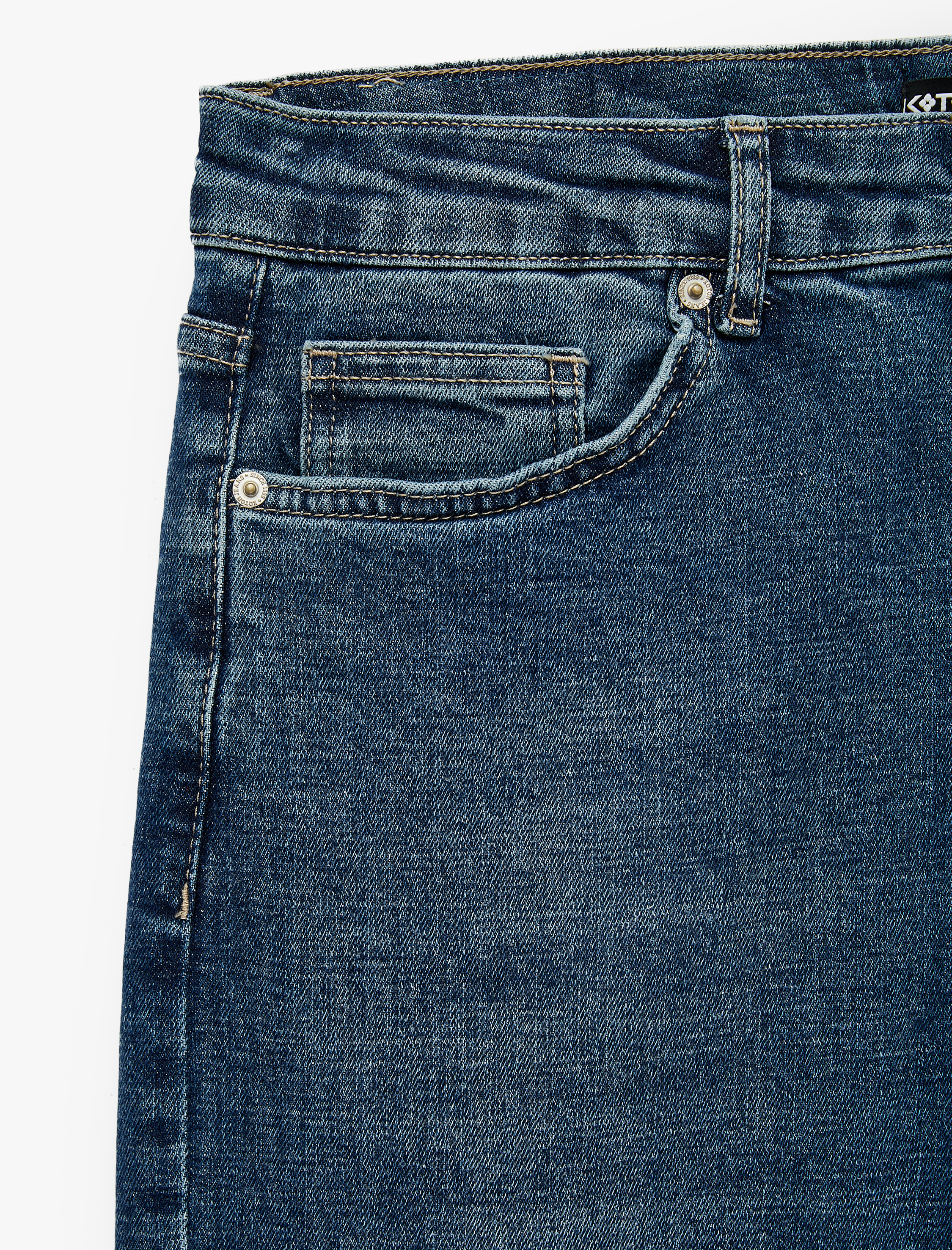   Normal Bel Cepli Pamuklu Skinny Jean Pantolon - Michael Jean
