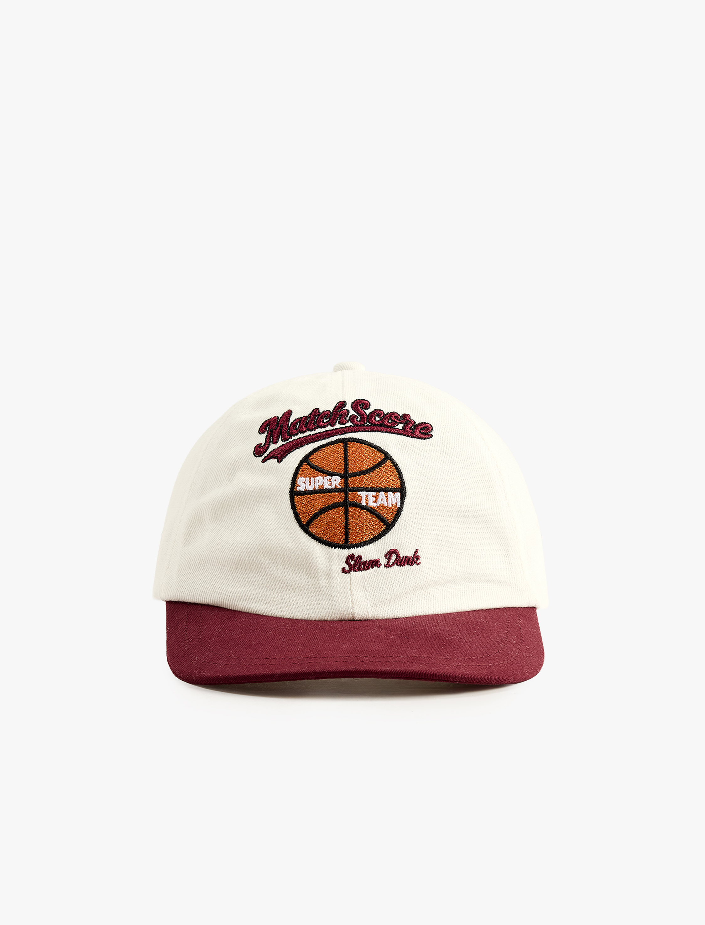  Erkek Çocuk Pamuklu Basketbol Temalı Nakışlı Kep Şapka