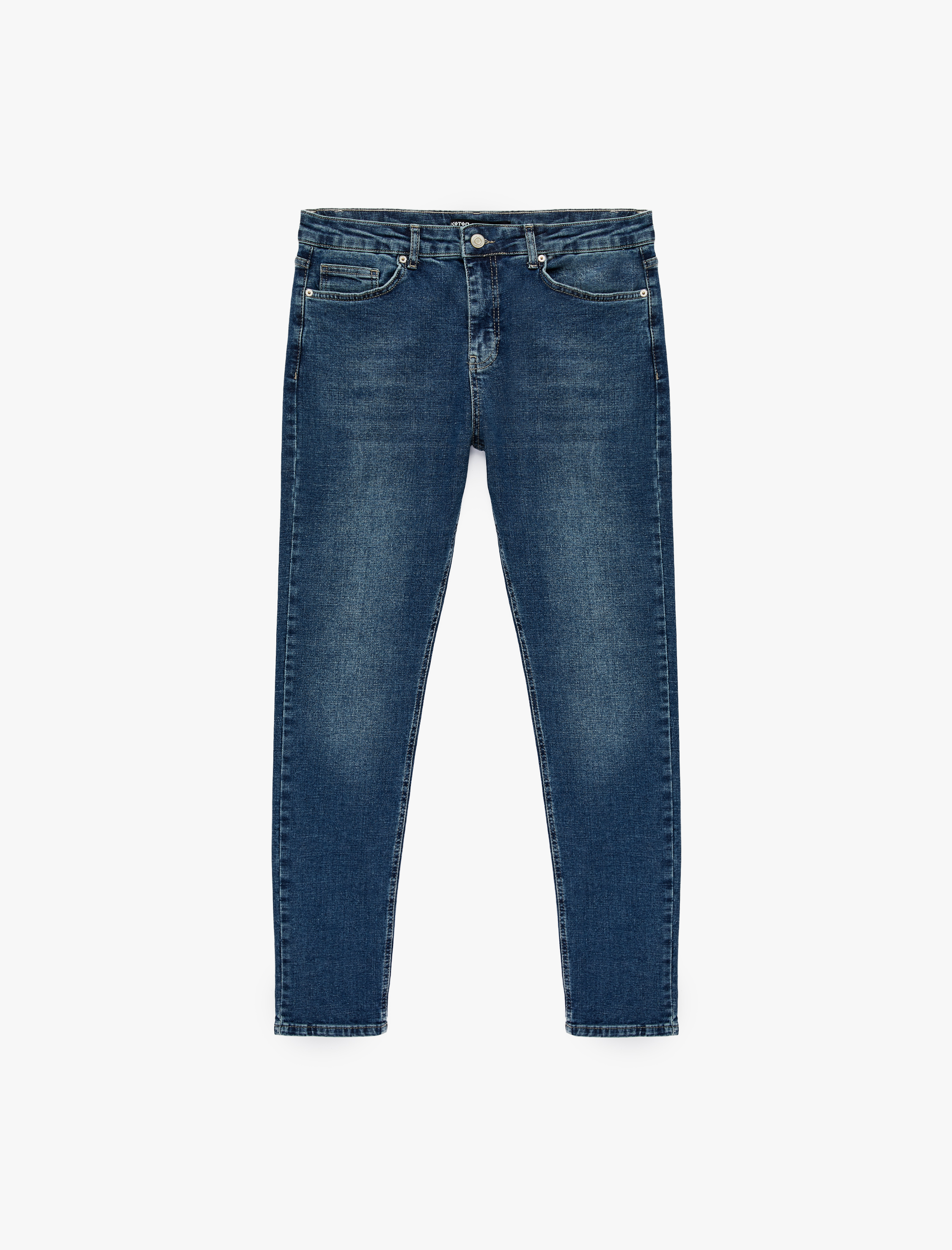   Normal Bel Cepli Pamuklu Skinny Jean Pantolon - Michael Jean