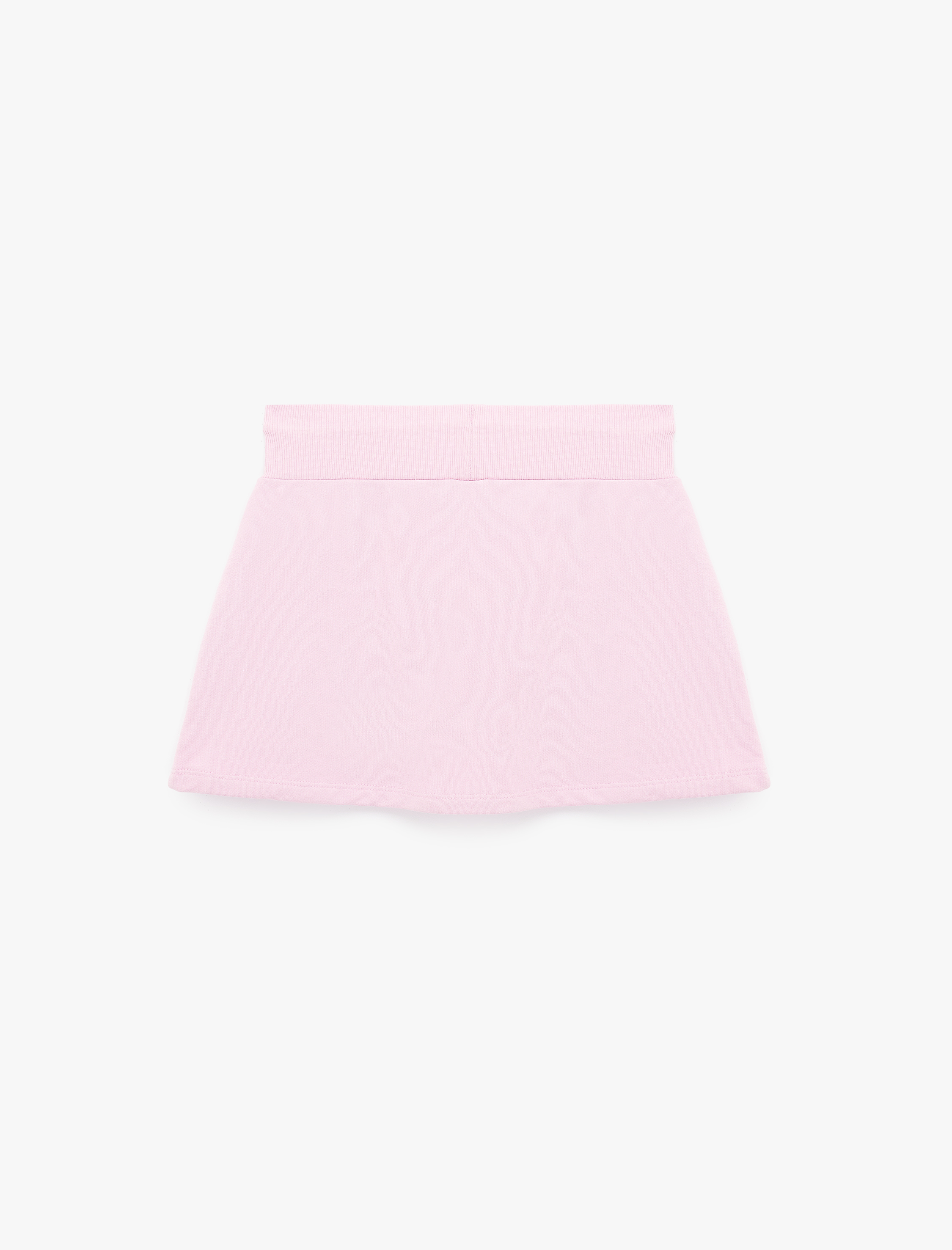   Beli Bağcıklı Slim Fit Nakışlı Mini Spor Şort Etek