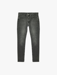Pamuklu Dar Kesim Normal Bel Skinny Jean Pantolon - Michael Jean