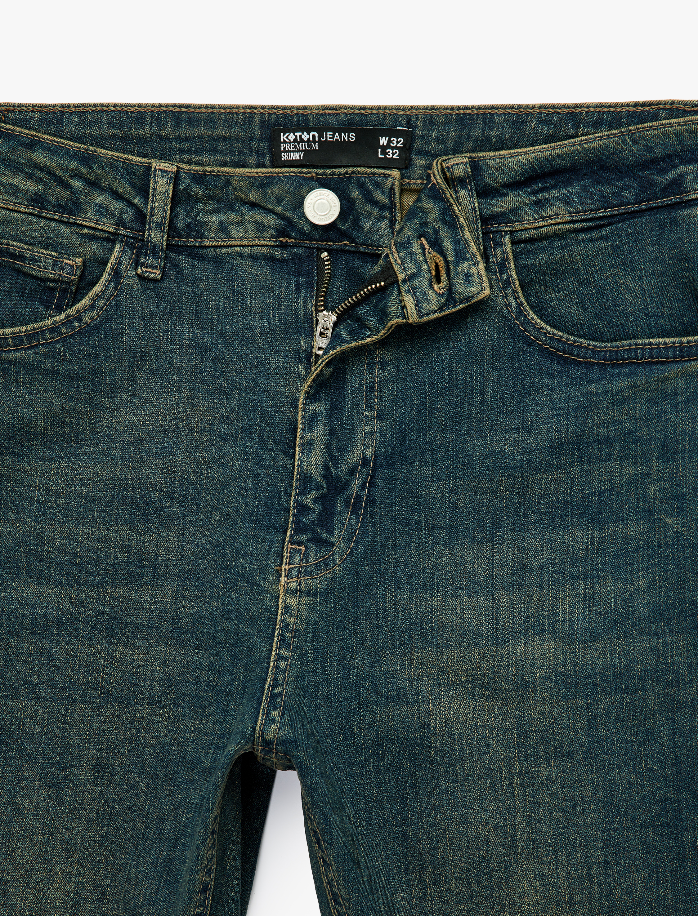   Pamuklu Normal Bel Cepli Skinny Jean Pantolon - Michael Jean