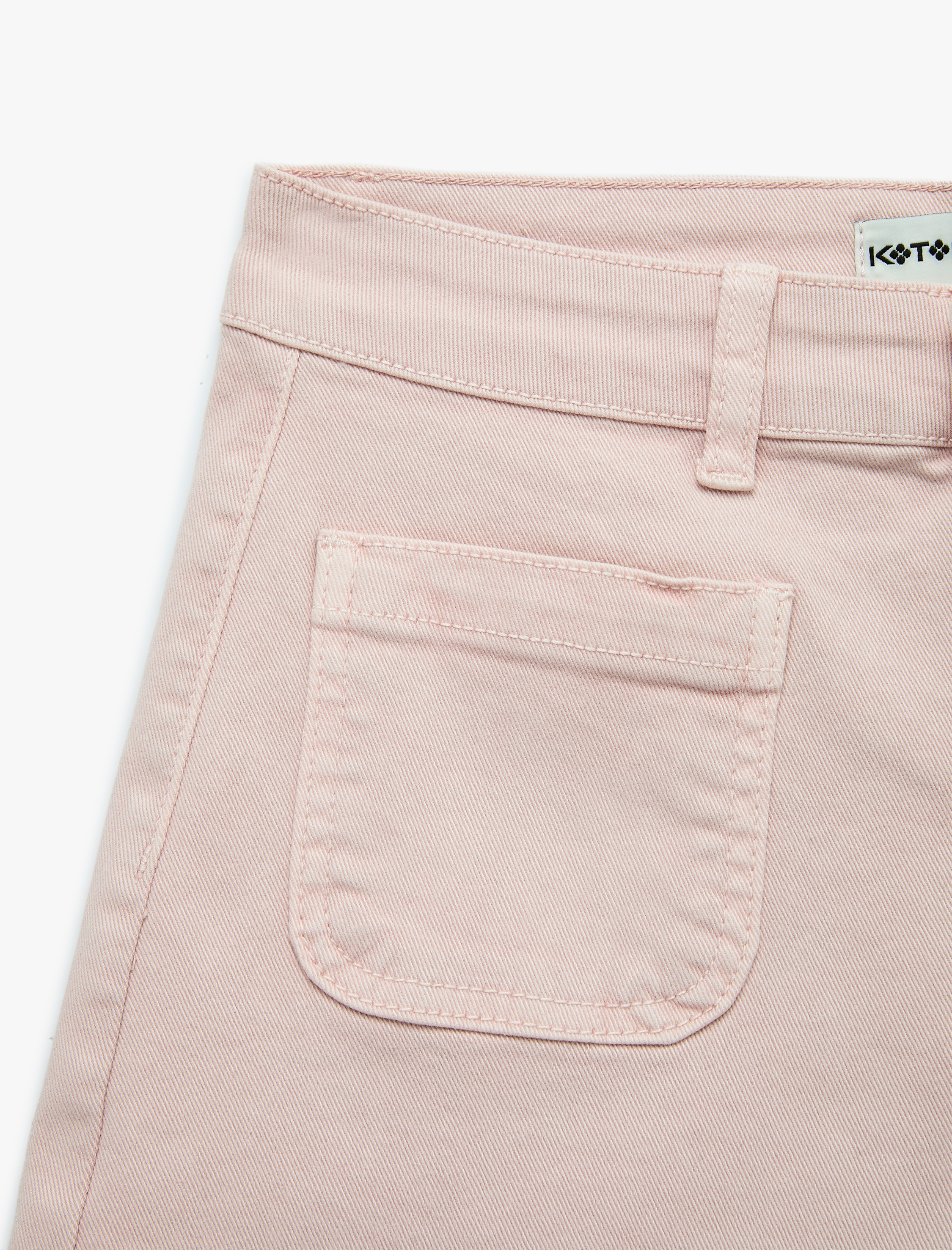   Cep Detaylı Normal Bel Pamuklu Slim Fit Mini Şort