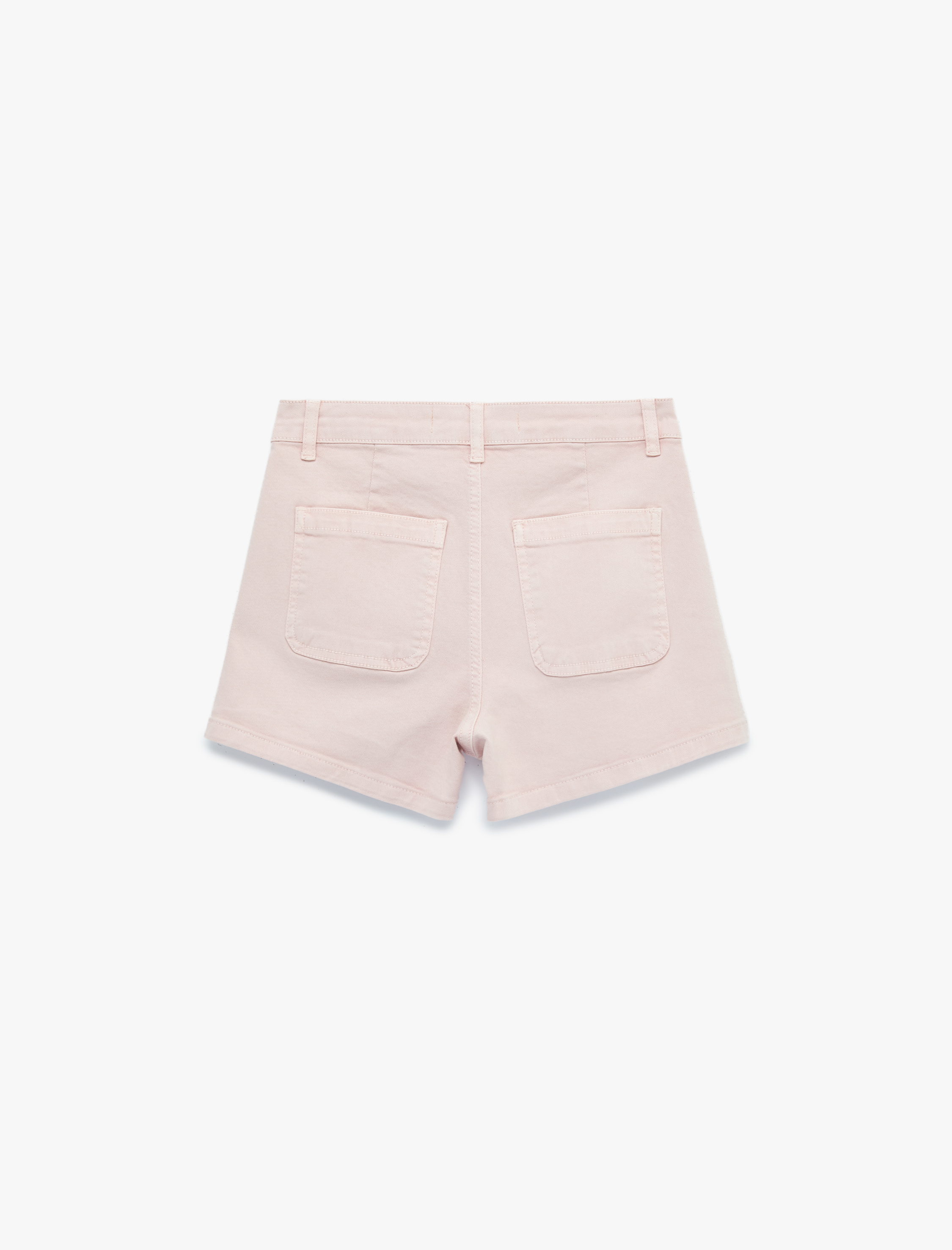   Cep Detaylı Normal Bel Pamuklu Slim Fit Mini Şort