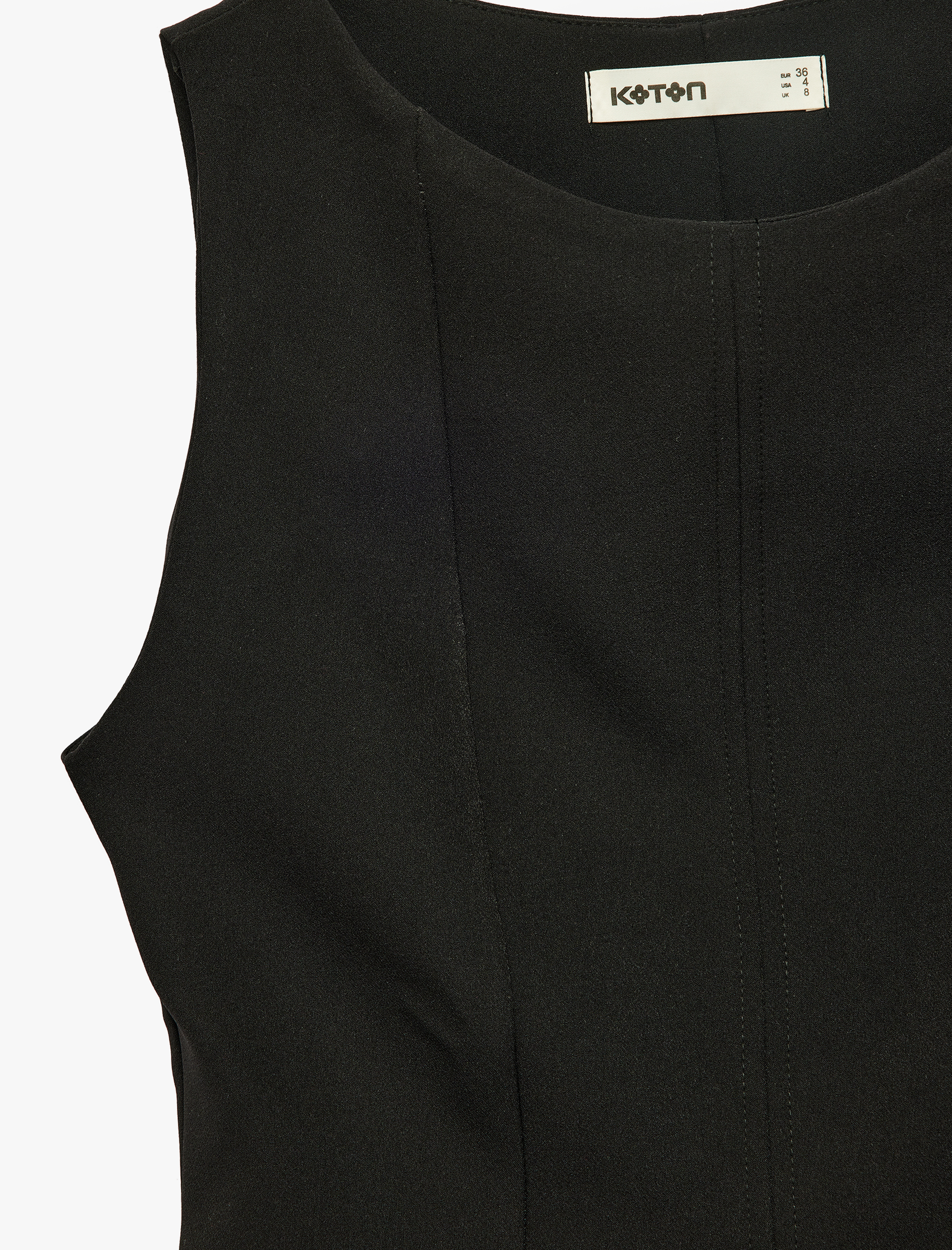   Slim Fit Kolsuz Bisiklet Yaka Peplum Bluz