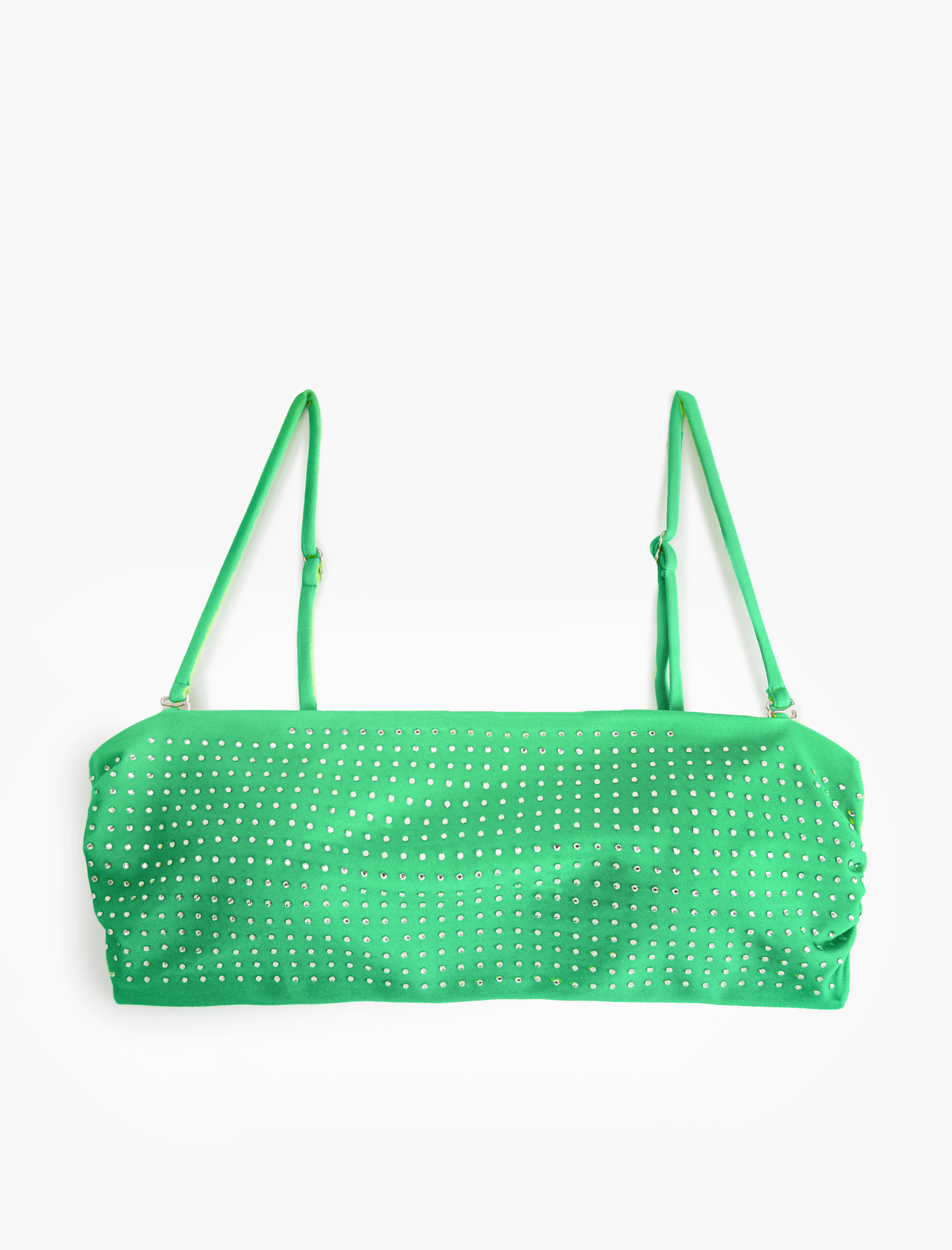   Straplez Taş Baskılı Bikini Üstü