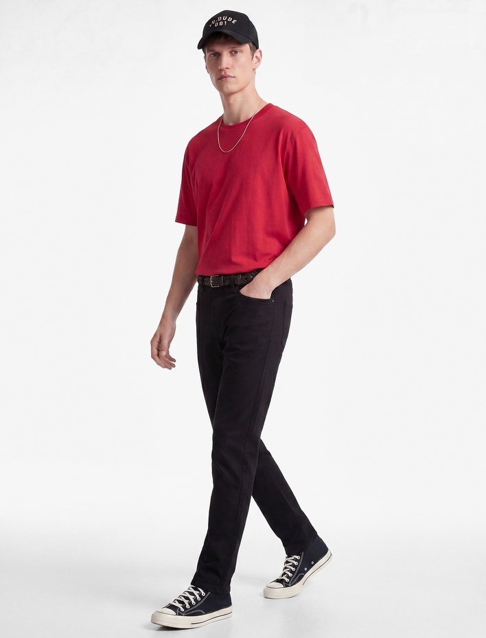  Pamuklu Normal Bel Slim Fit Jean Pantolon - Brad Jean