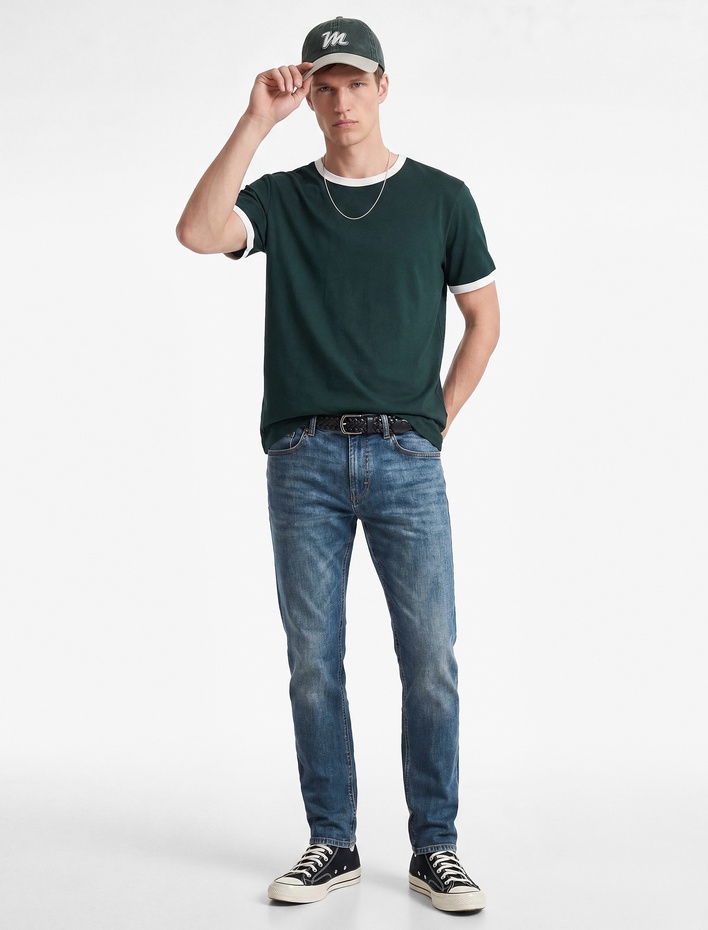  Normal Bel Pamuklu Skinny Fit Jean Pantolon - Michael Jean