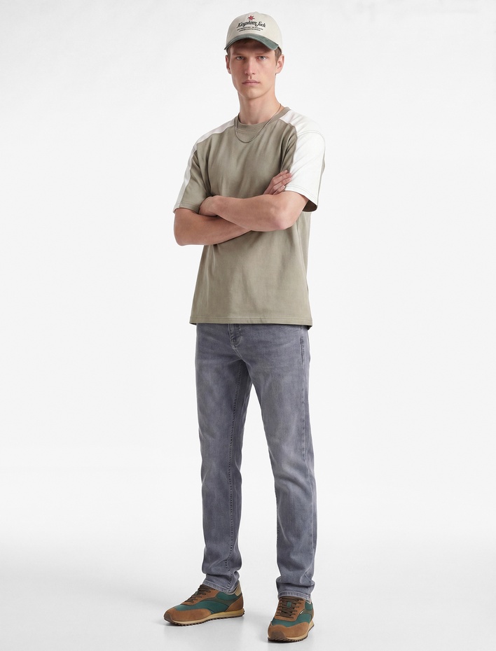  Normal Bel Düz Paça Pamuklu Straight Fit Jean Pantolon - Mark Jean