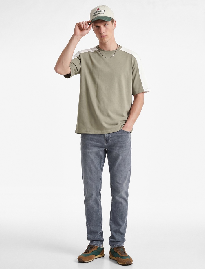  Normal Bel Düz Paça Pamuklu Straight Fit Jean Pantolon - Mark Jean