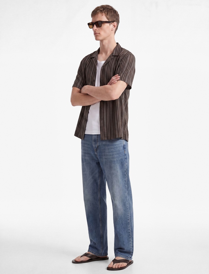 Pamuklu Bol Normal Bel Baggy Jean Pantolon