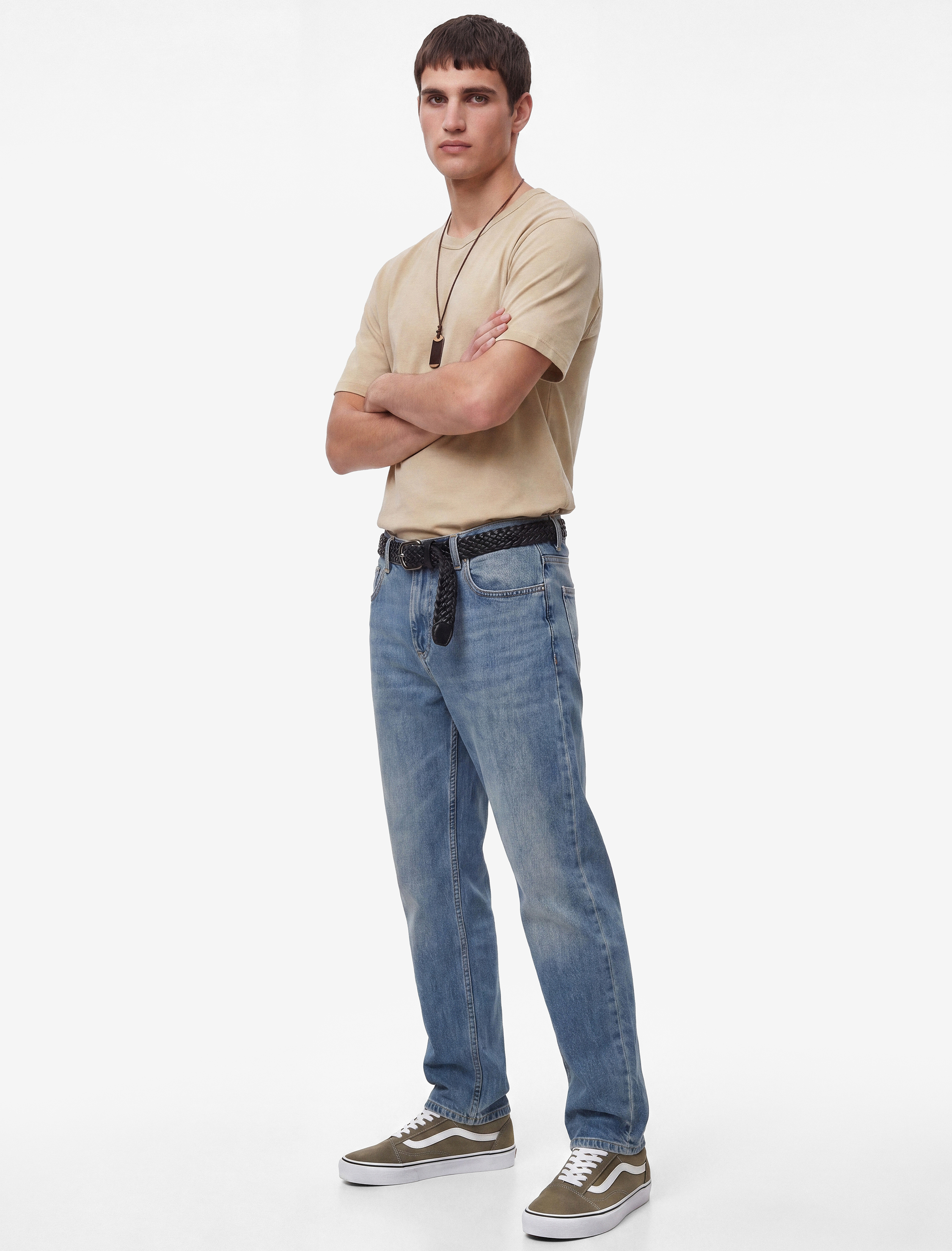   Normal Bel Pamuklu Straight Fit Jean Pantolon - Mark Jean