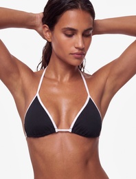 İnce Askılı Üçgen Bikini Üstü