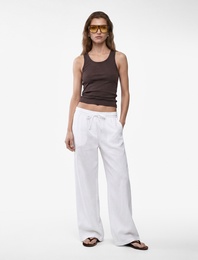 Pamuklu Kaşkorse Slim Fit U Yaka Fitilli Atlet