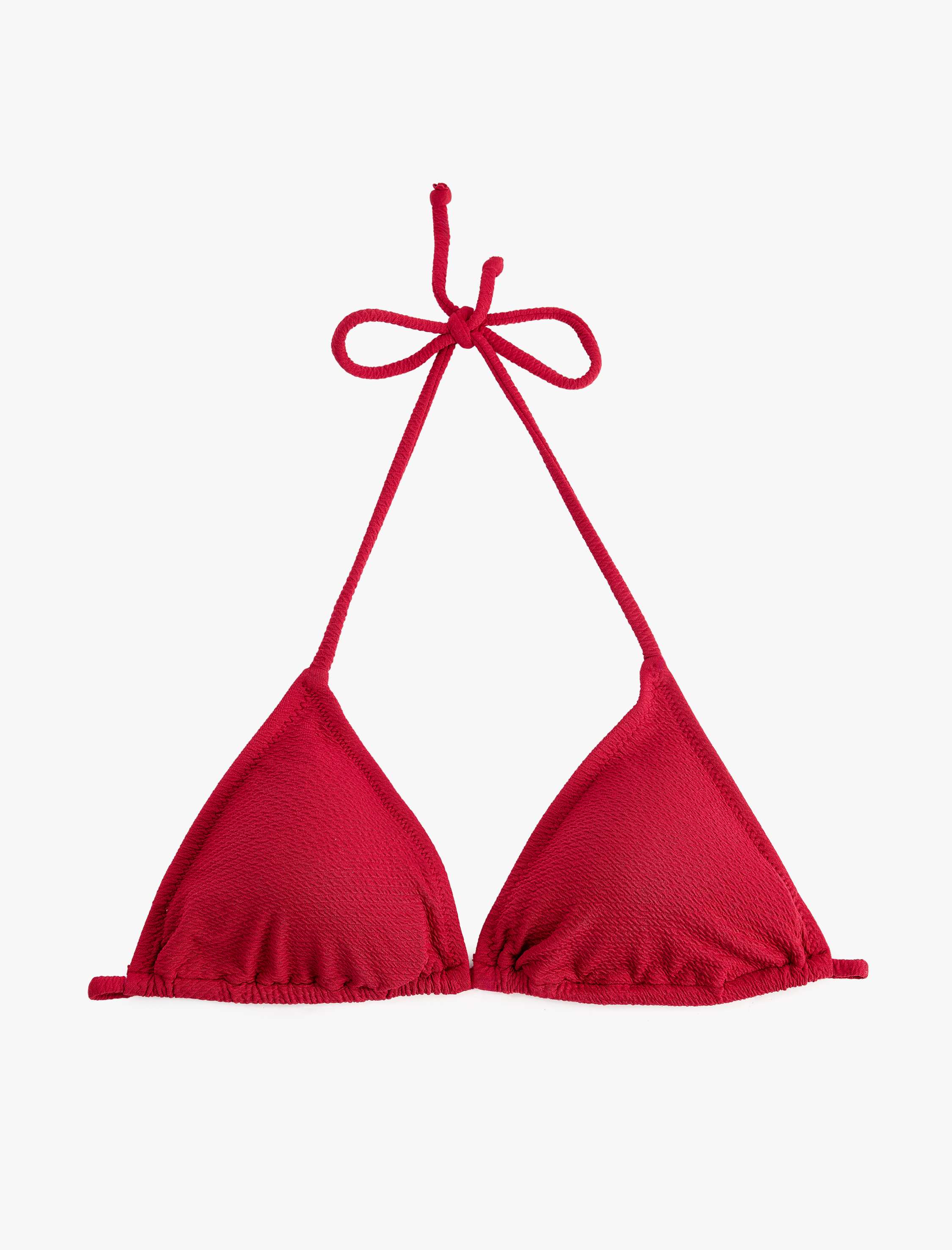   Dokulu Üçgen Bikini Üstü