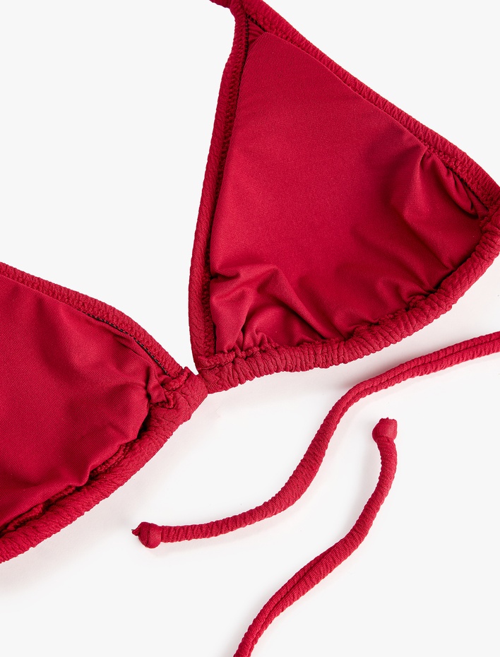  Dokulu Üçgen Bikini Üstü