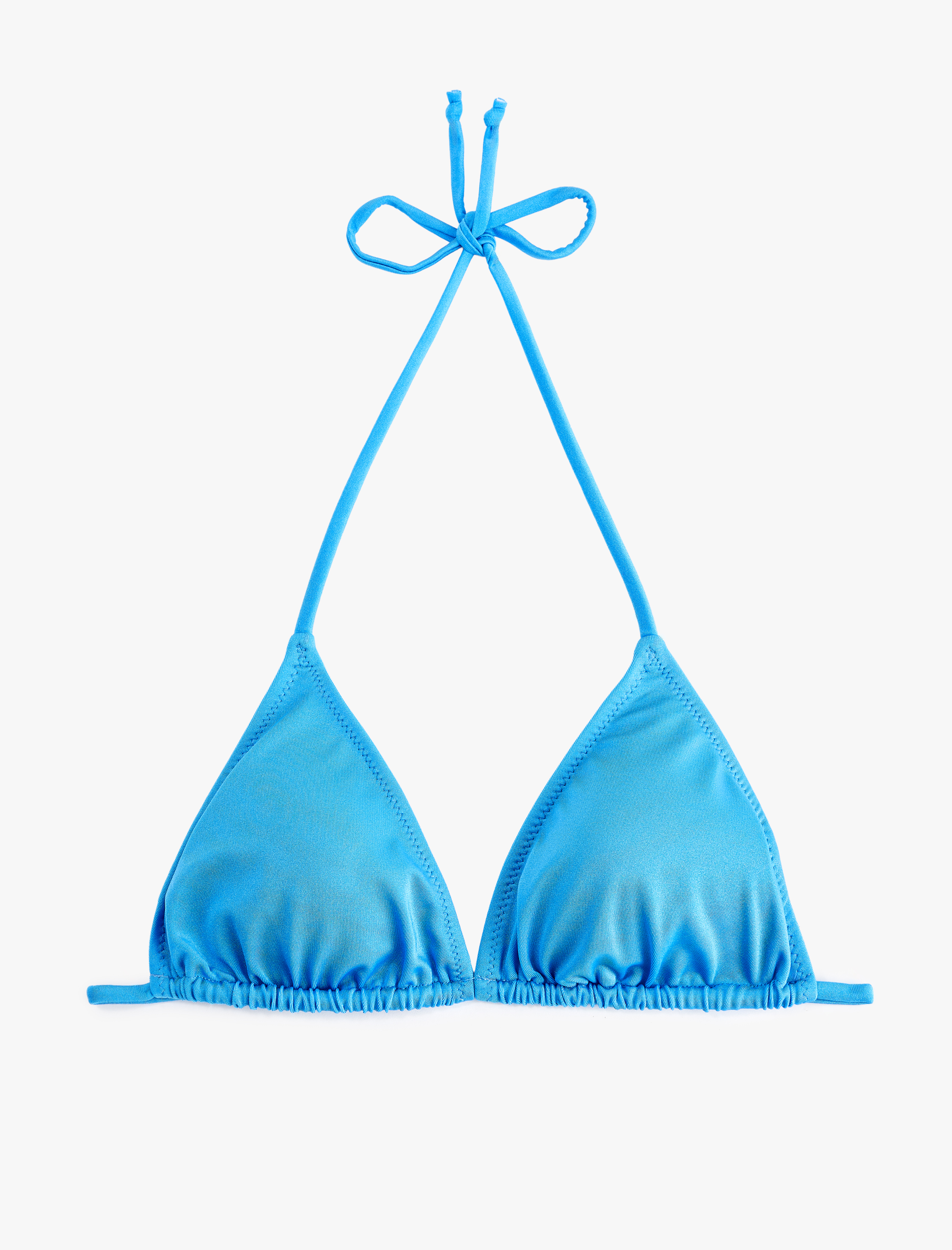   İpli Üçgen Bikini Üstü