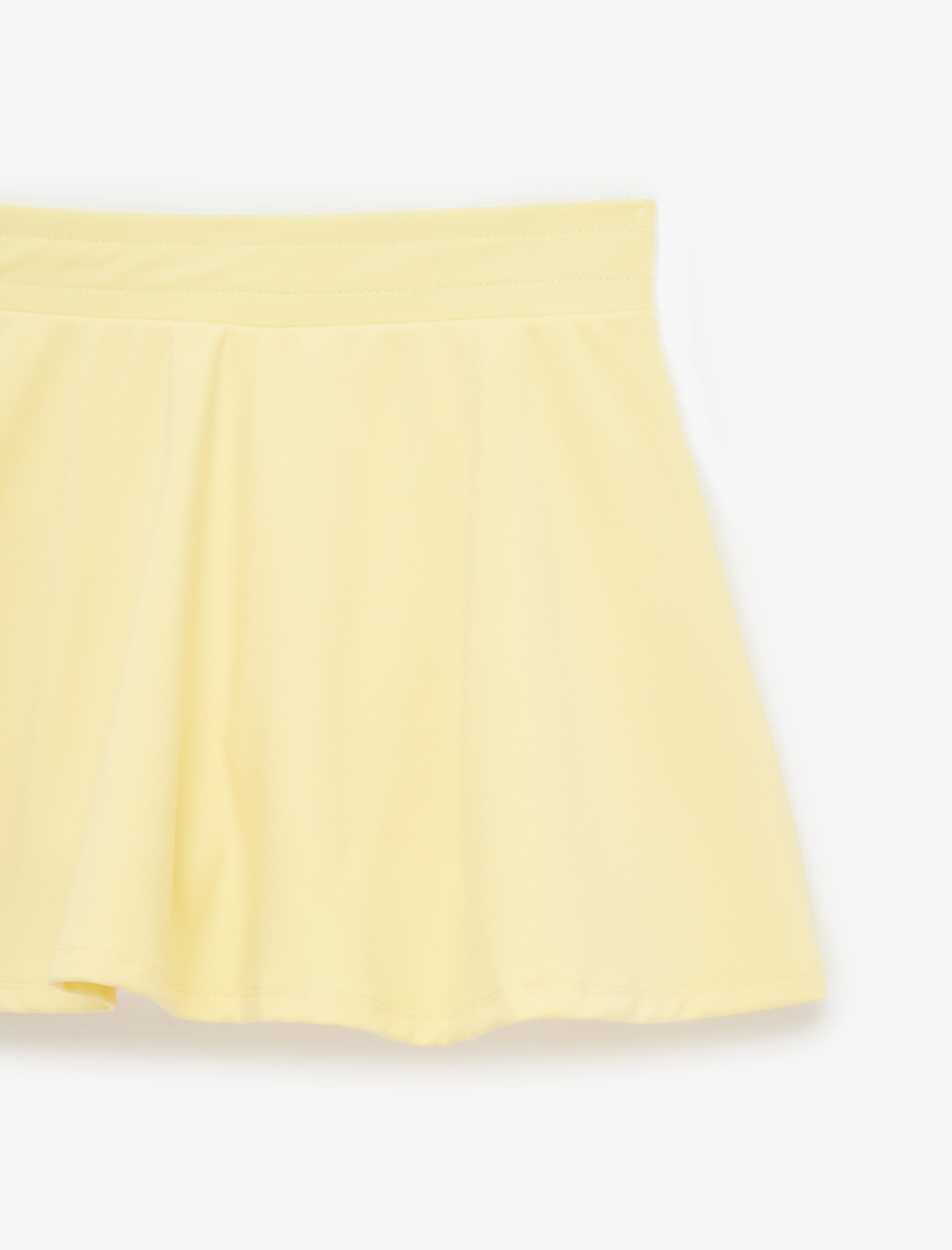   Yüksek Bel Slim Fit Mini Spor Şort Etek